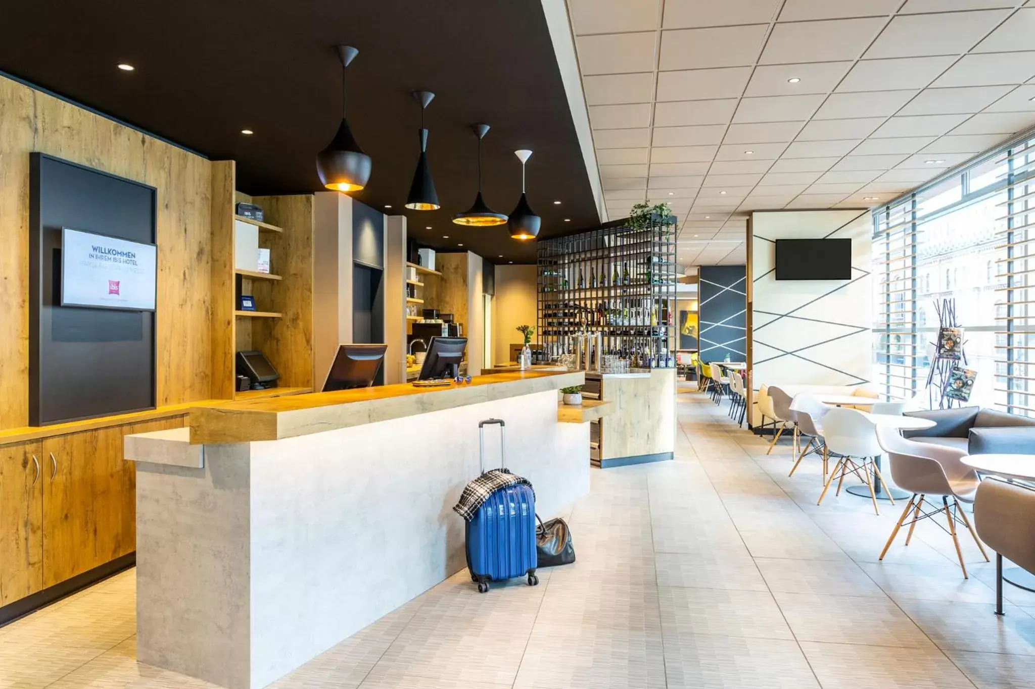 Lobby or reception in ibis Hotel Hamburg St. Pauli Messe Lobby or reception in ibis Hotel Hamburg St. Pauli Messe