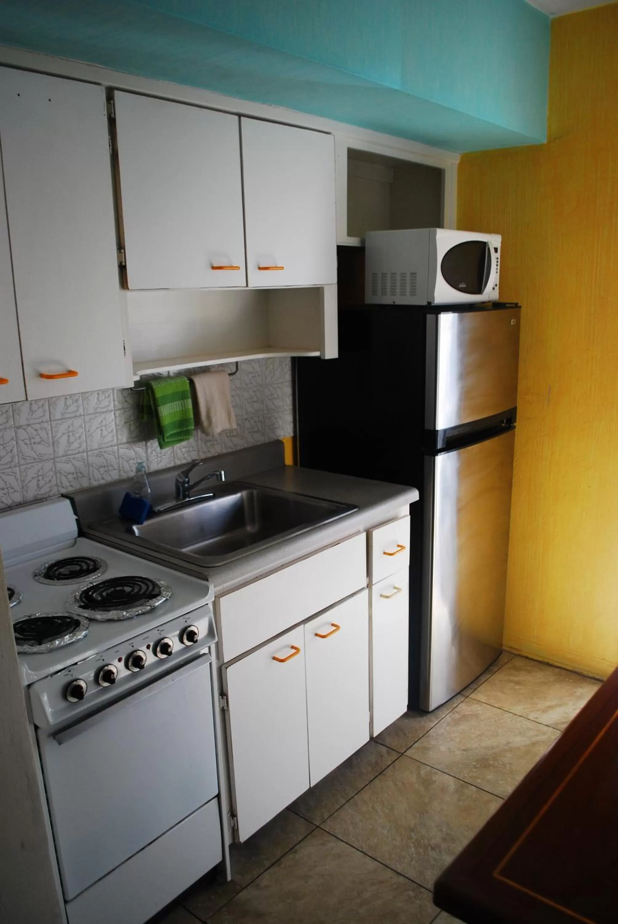 Kitchen or kitchenette in Green Island Inn