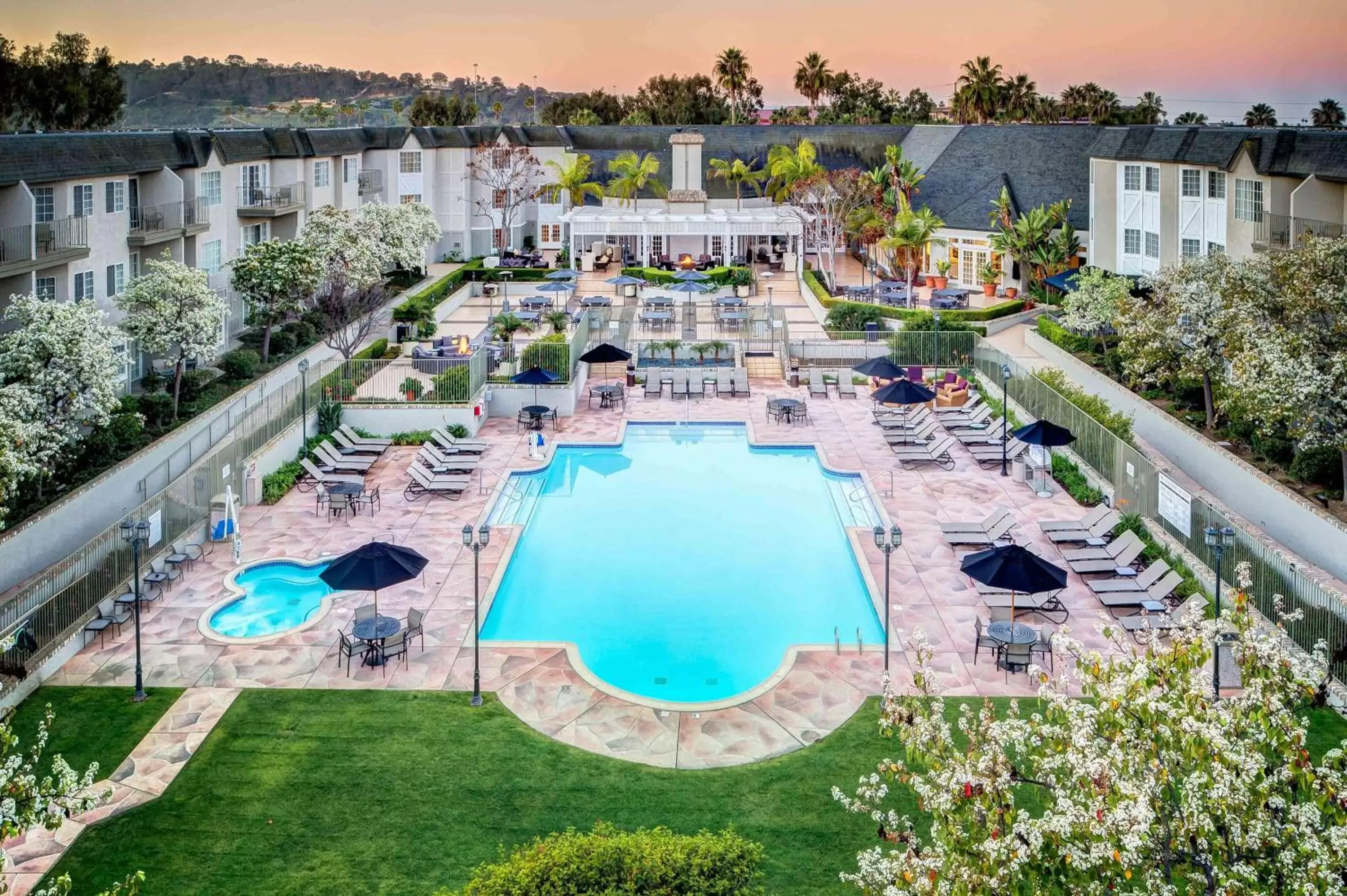 Pool View in Hilton San Diego/Del Mar