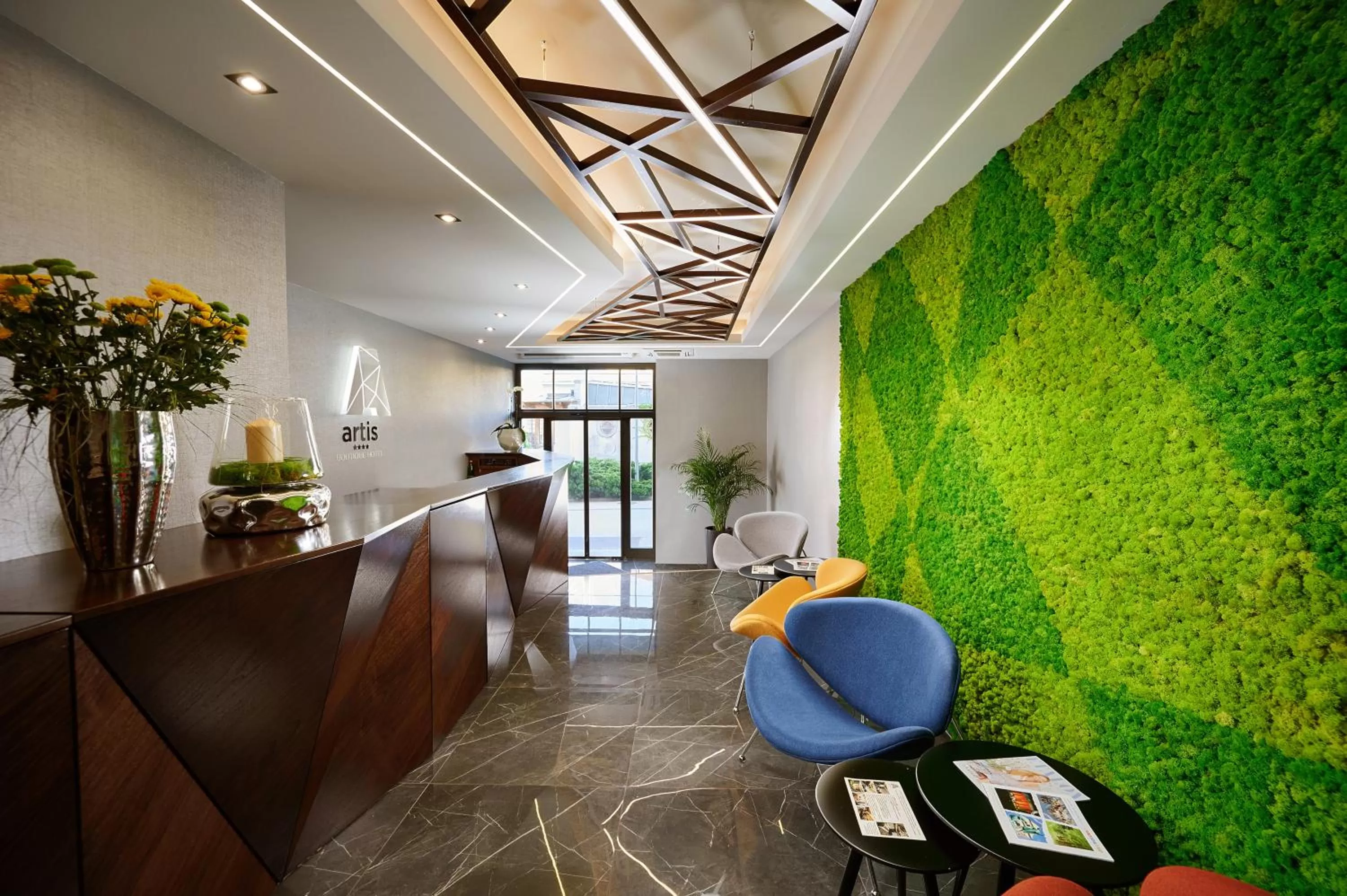 Lobby or reception in Artis Boutique Hotel