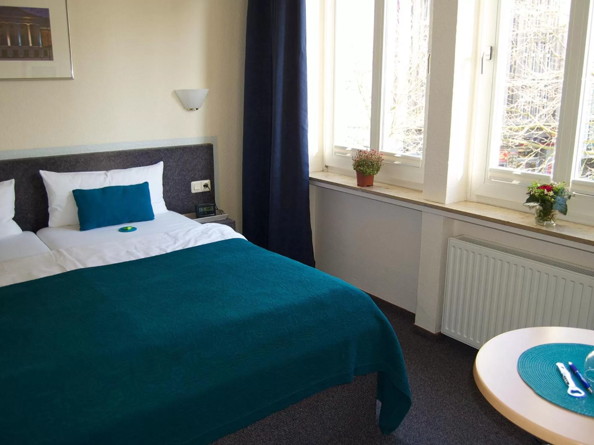 Bedroom, Bed in Hotel Am Hillmannplatz Nr.1