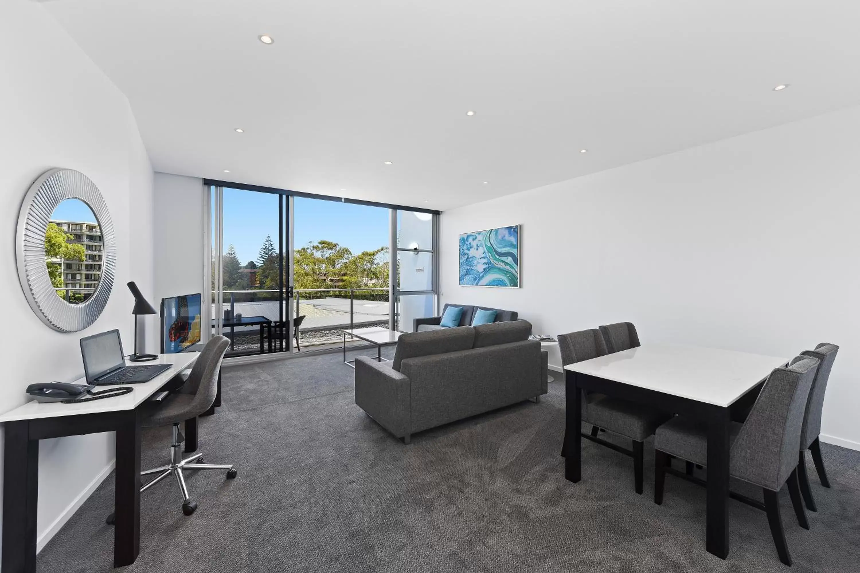 Living room in Mantra Quayside Port Macquarie