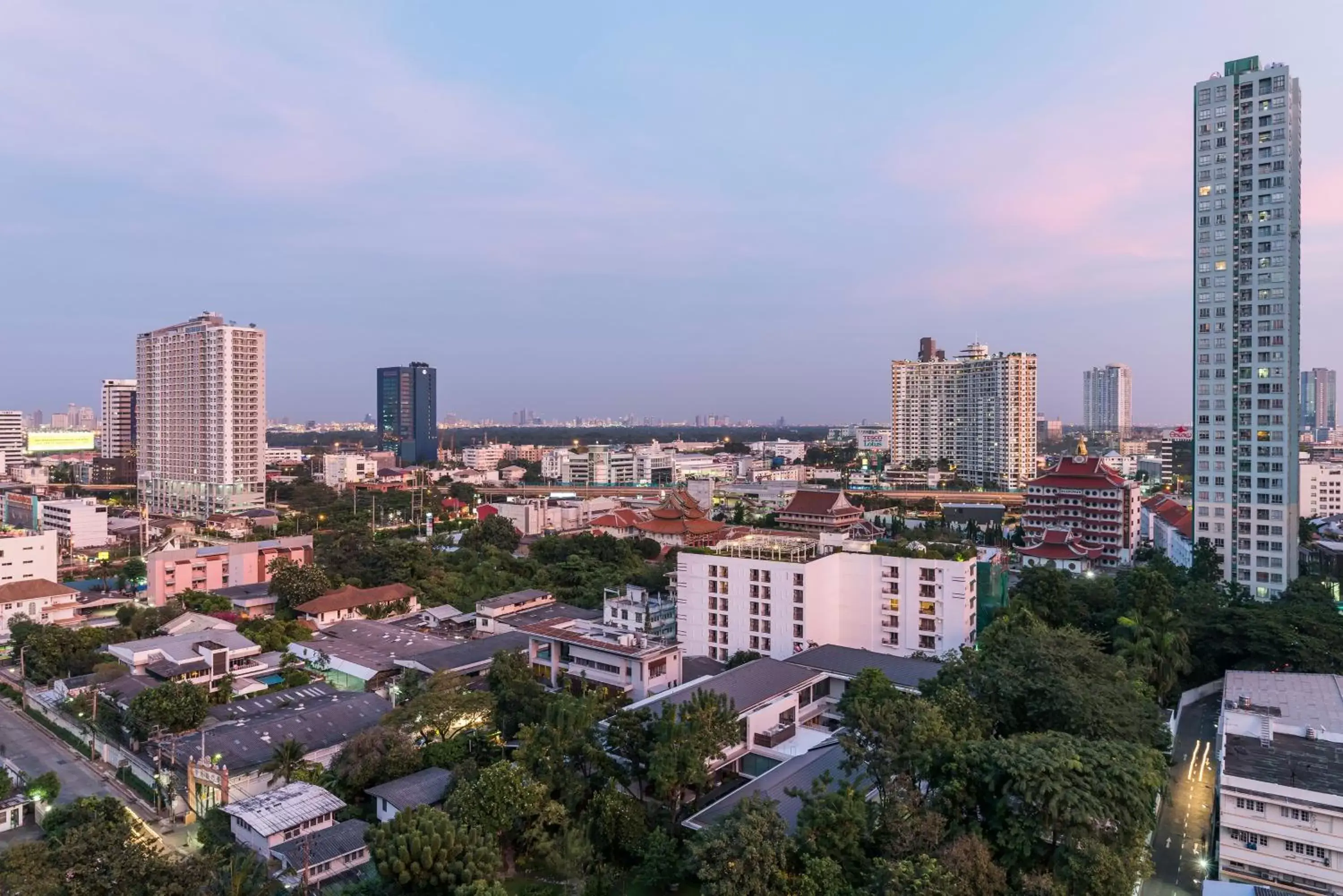 City view in Chatrium Residence Sathon Bangkok