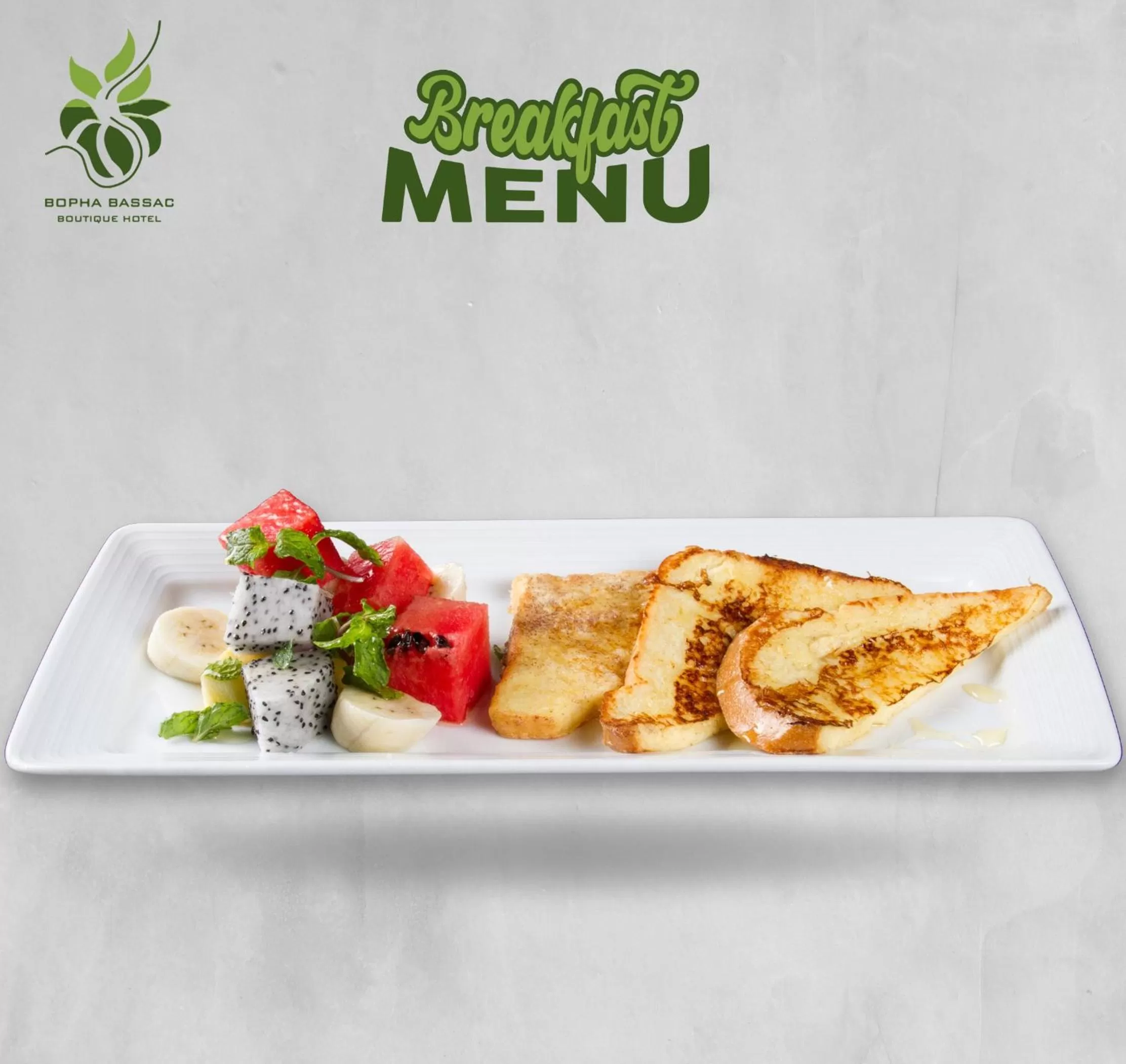 Breakfast in Bopha Bassac Boutique Hotel