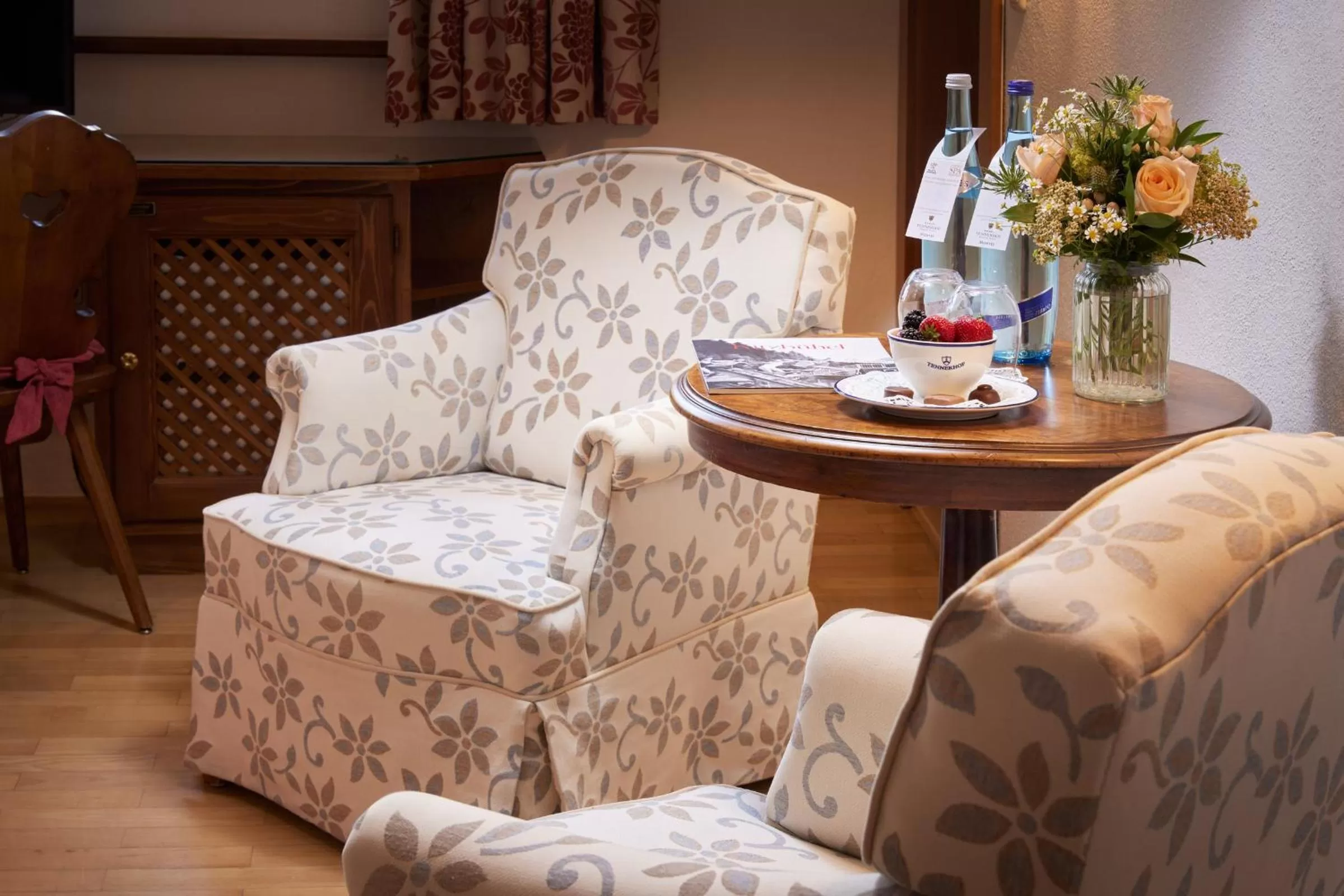 Bedroom in Relais & Châteaux Hotel Tennerhof