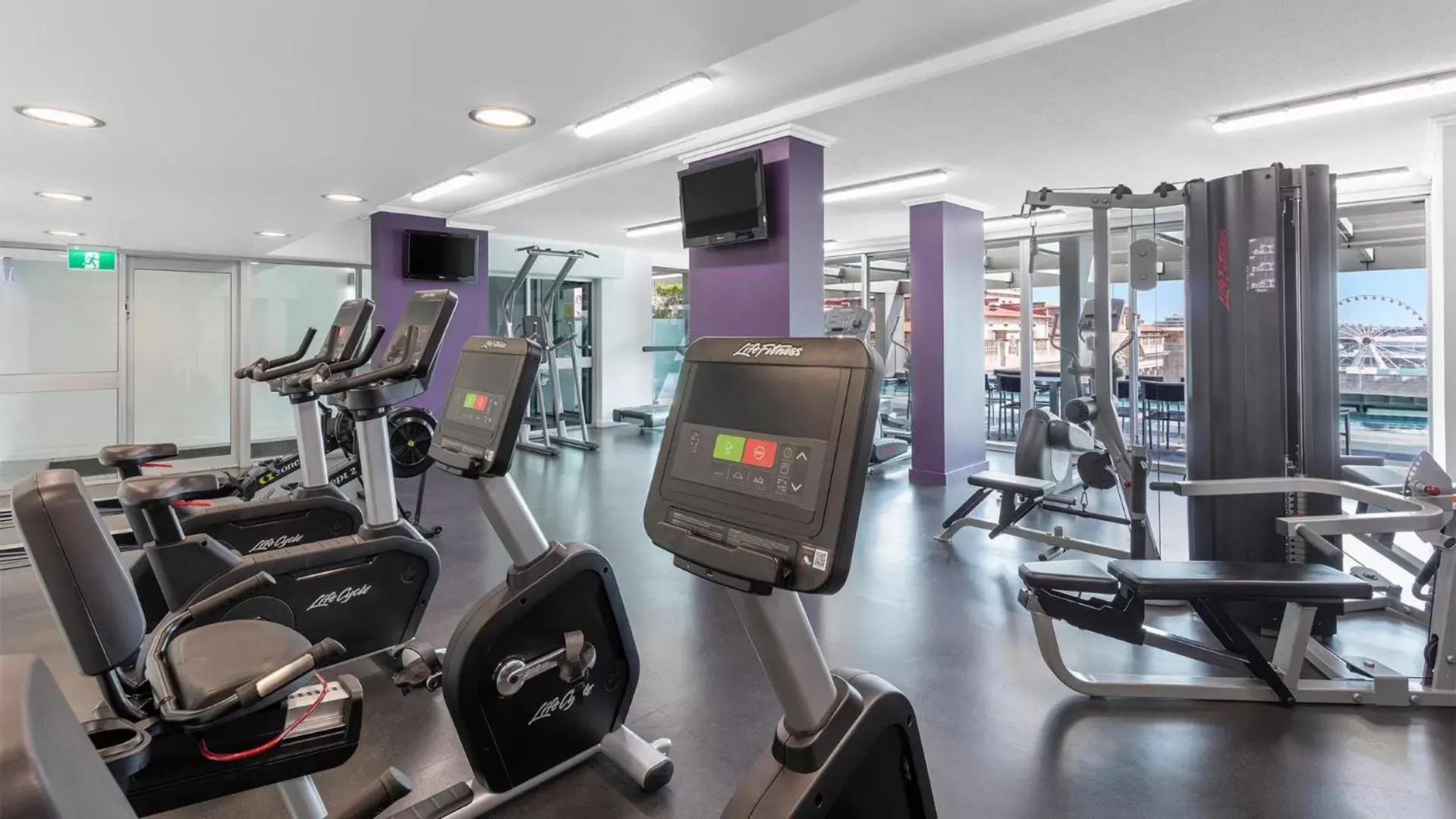 Fitness centre/facilities, Fitness Center/Facilities in Oaks Brisbane Casino Tower Suites