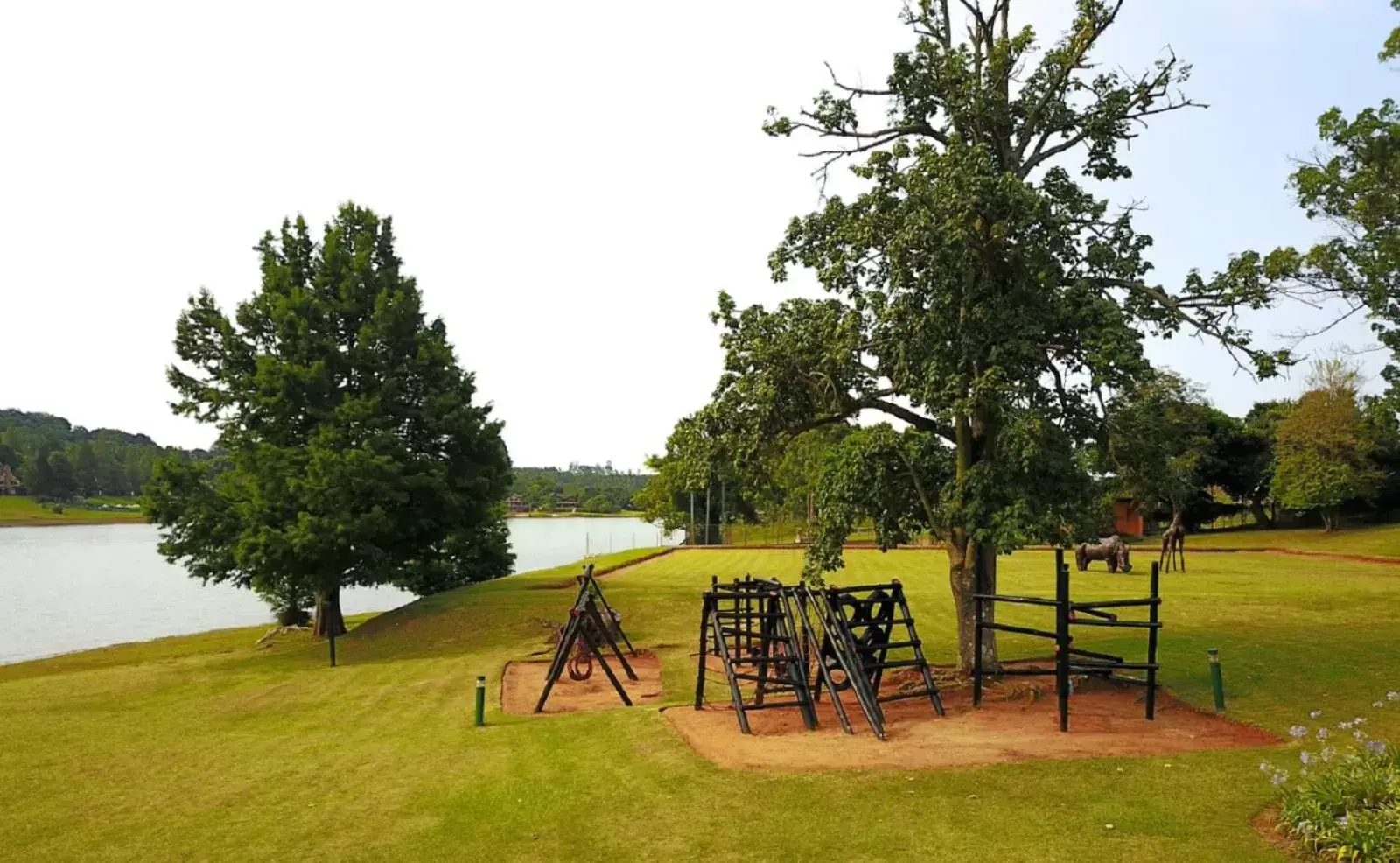 Children play ground, Garden in African Sky Pine Lake Inn