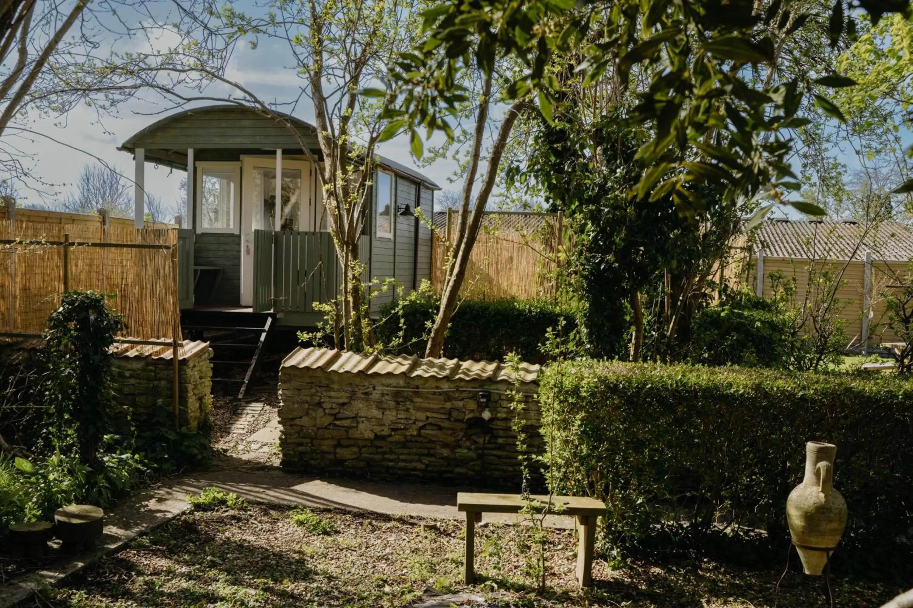 Facade/entrance in Little England Retreats - Cottage, Yurt and Shepherd Huts