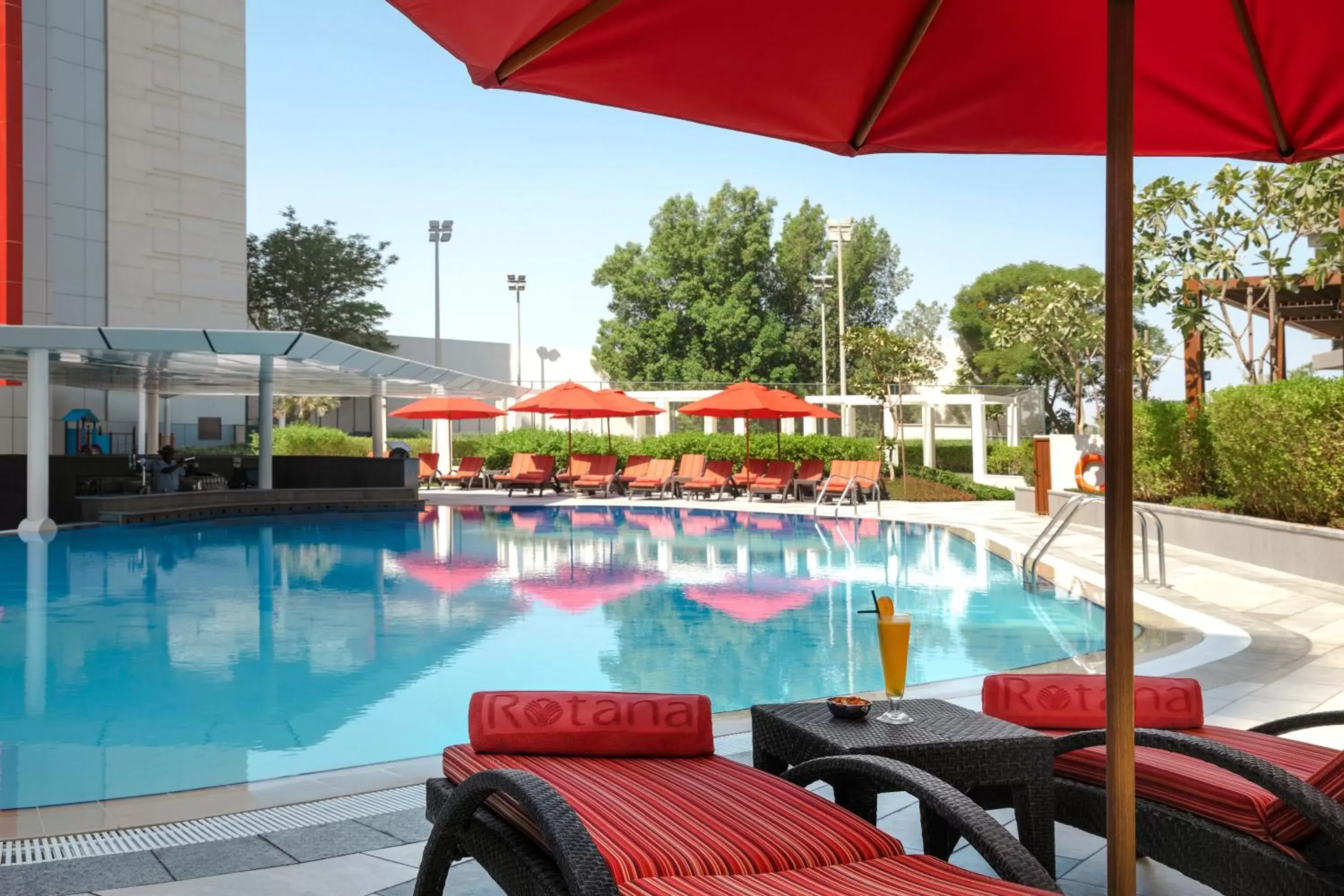 Pool view, Swimming Pool in Park Rotana Abu Dhabi