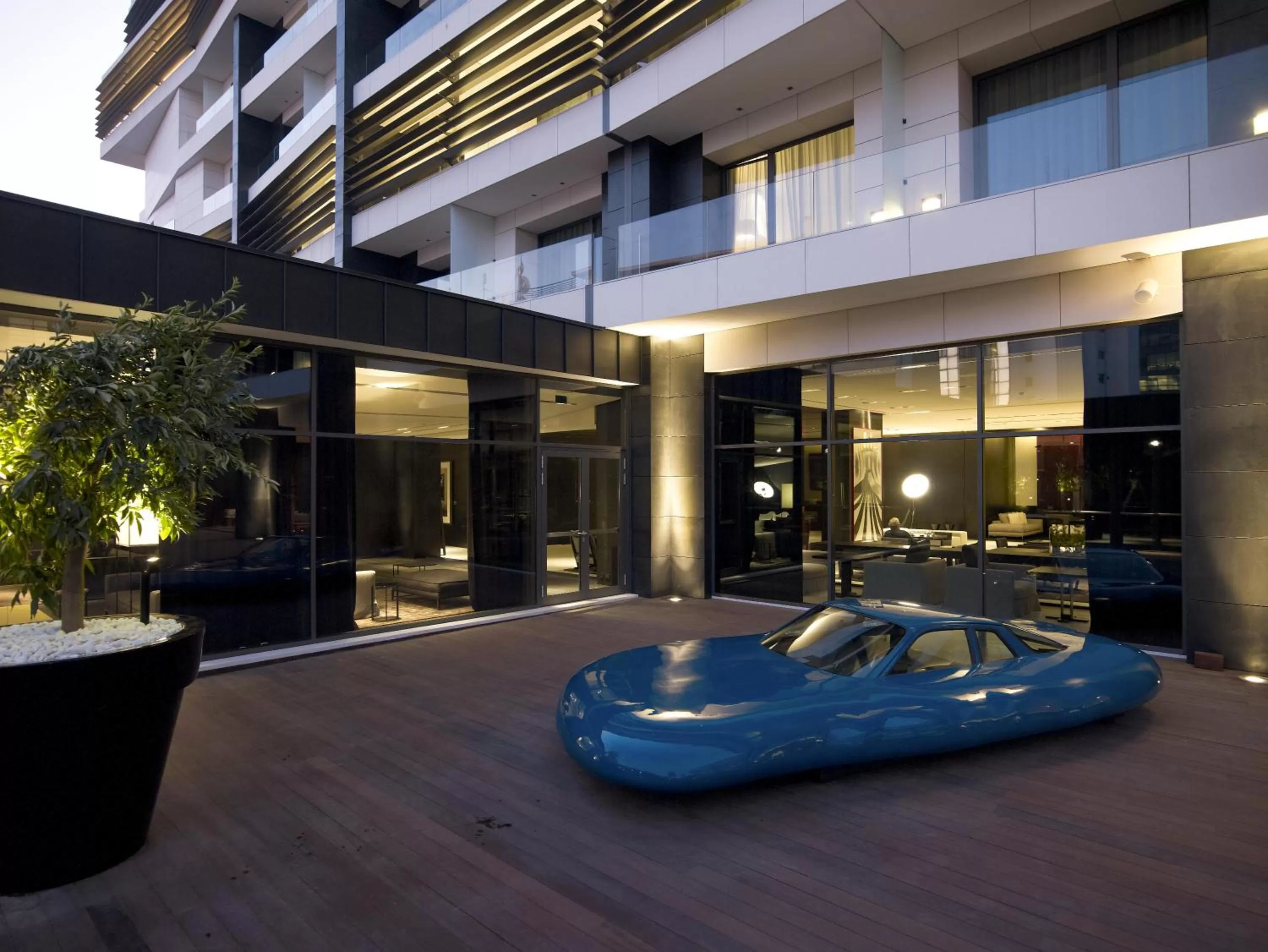 Facade/entrance in The Met Hotel Thessaloniki, a Member of Design Hotels