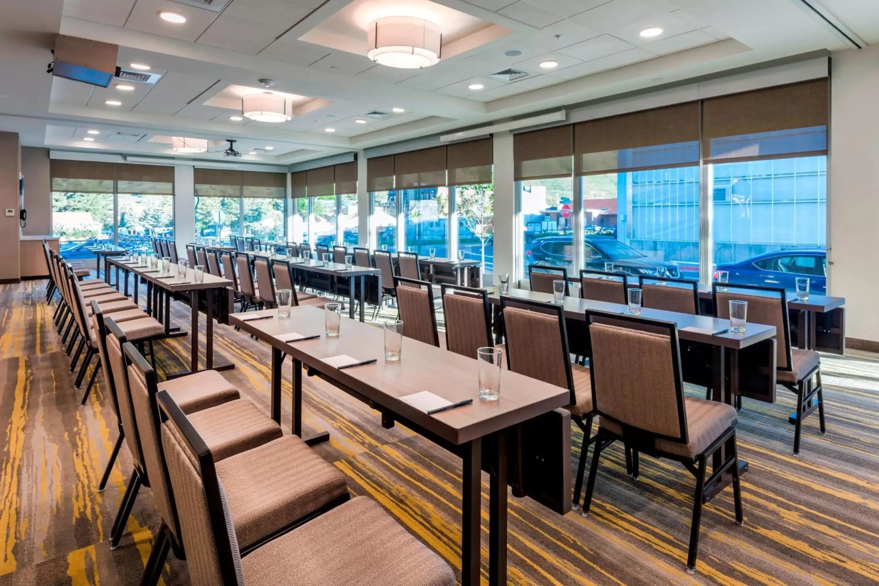 Meeting/conference room, Restaurant/Places to Eat in SpringHill Suites by Marriott Jackson Hole