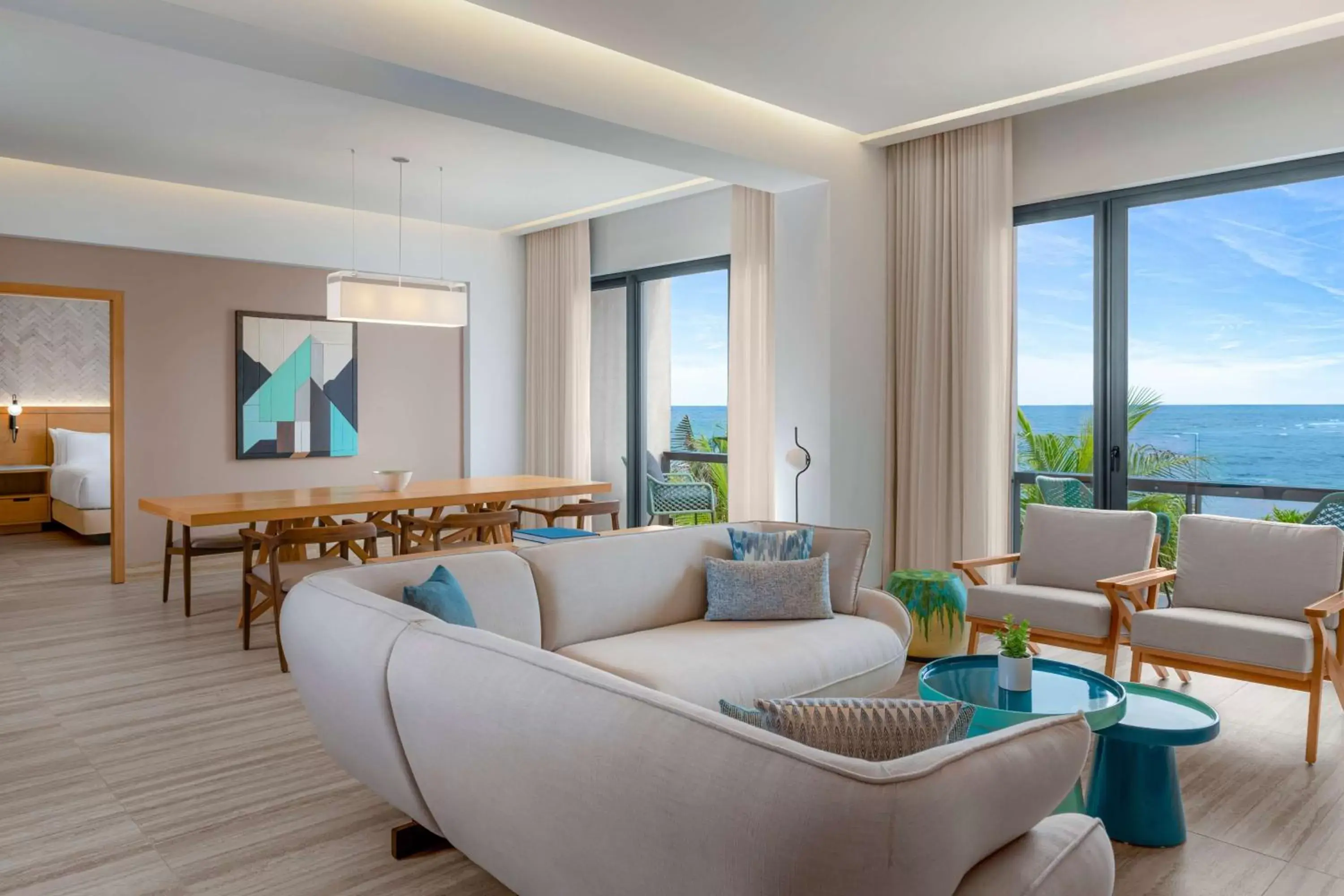 Living room, Seating Area in Hilton Tulum Riviera Maya All-Inclusive Resort