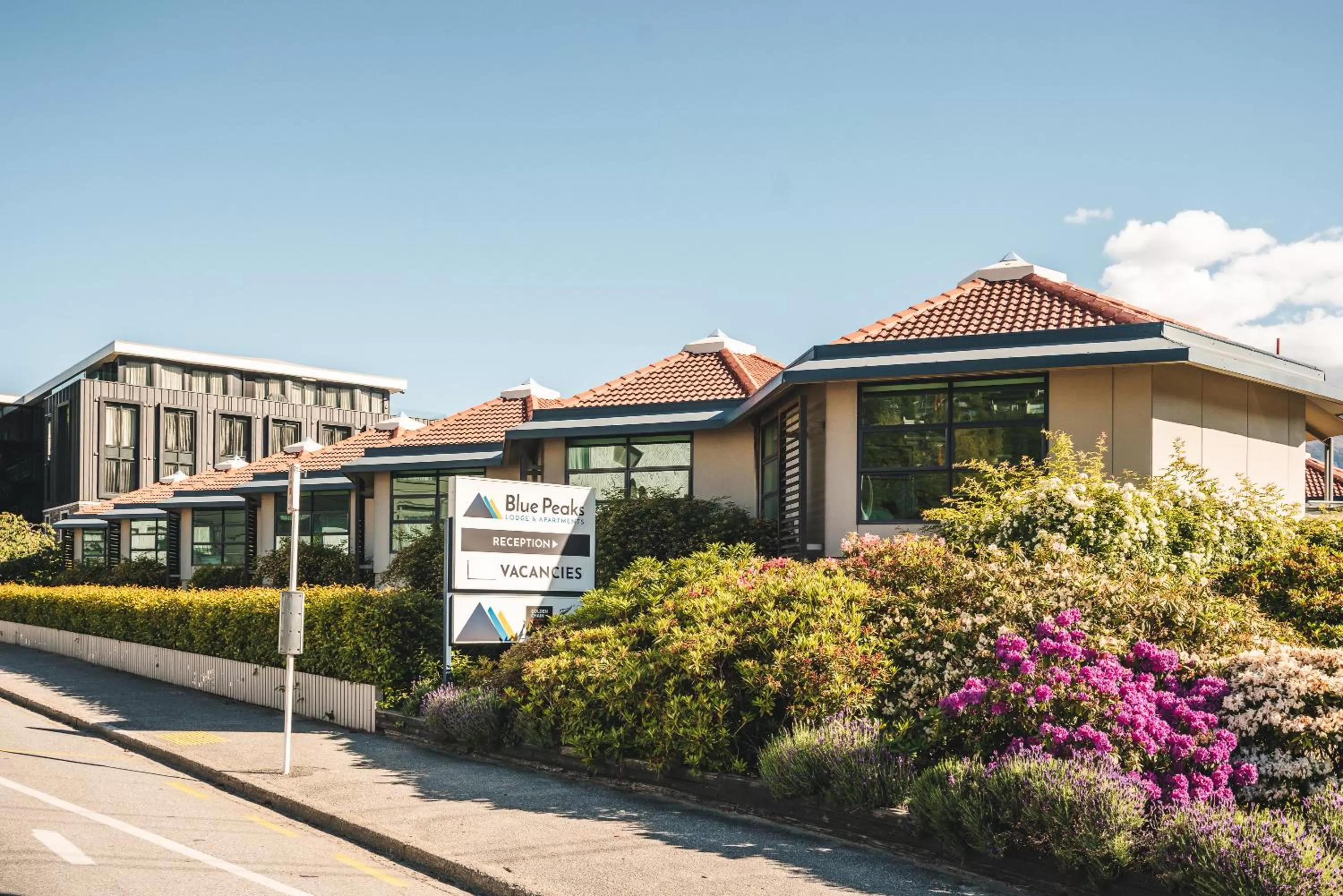 Property building in Blue Peaks Lodge