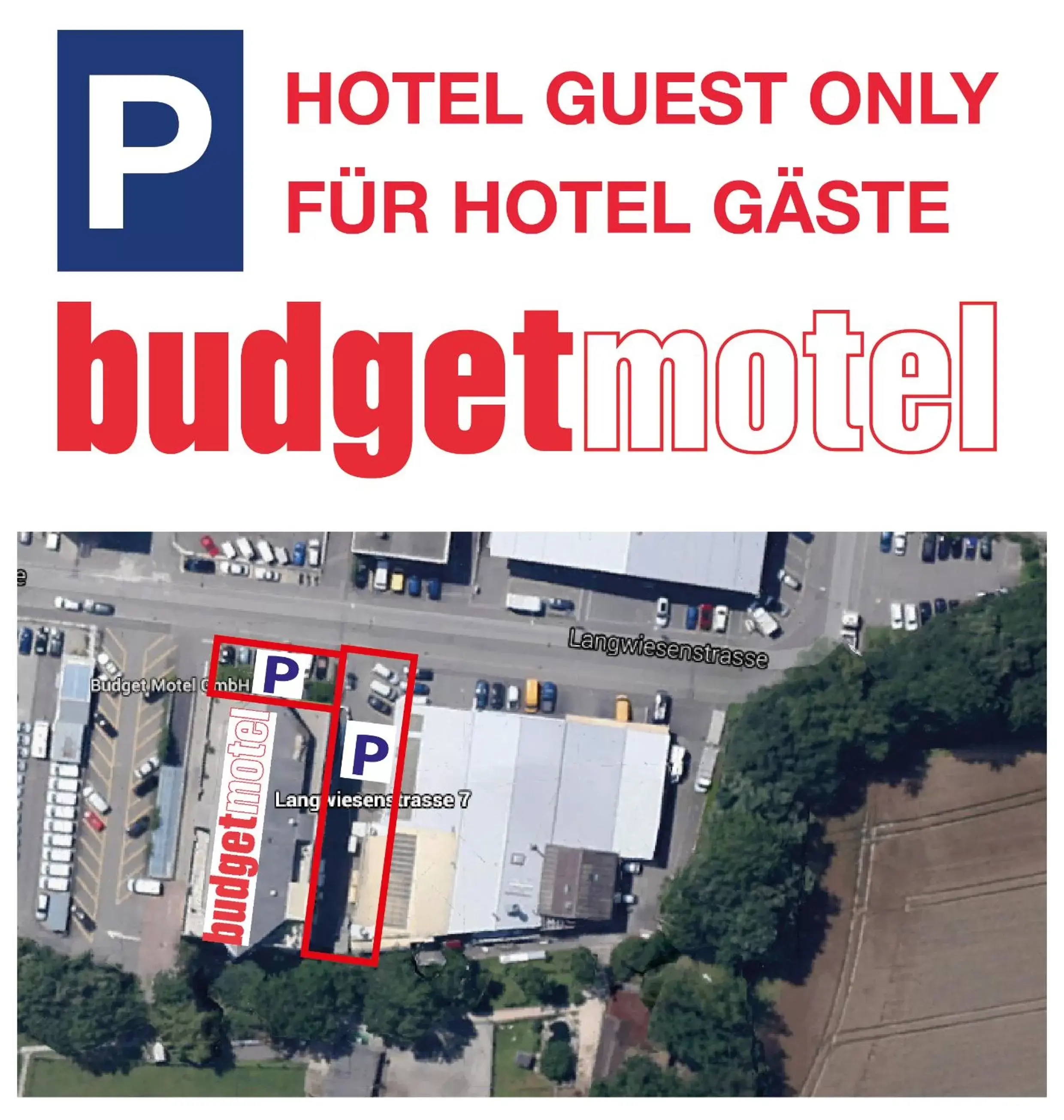 Facade/entrance in Budget Motel