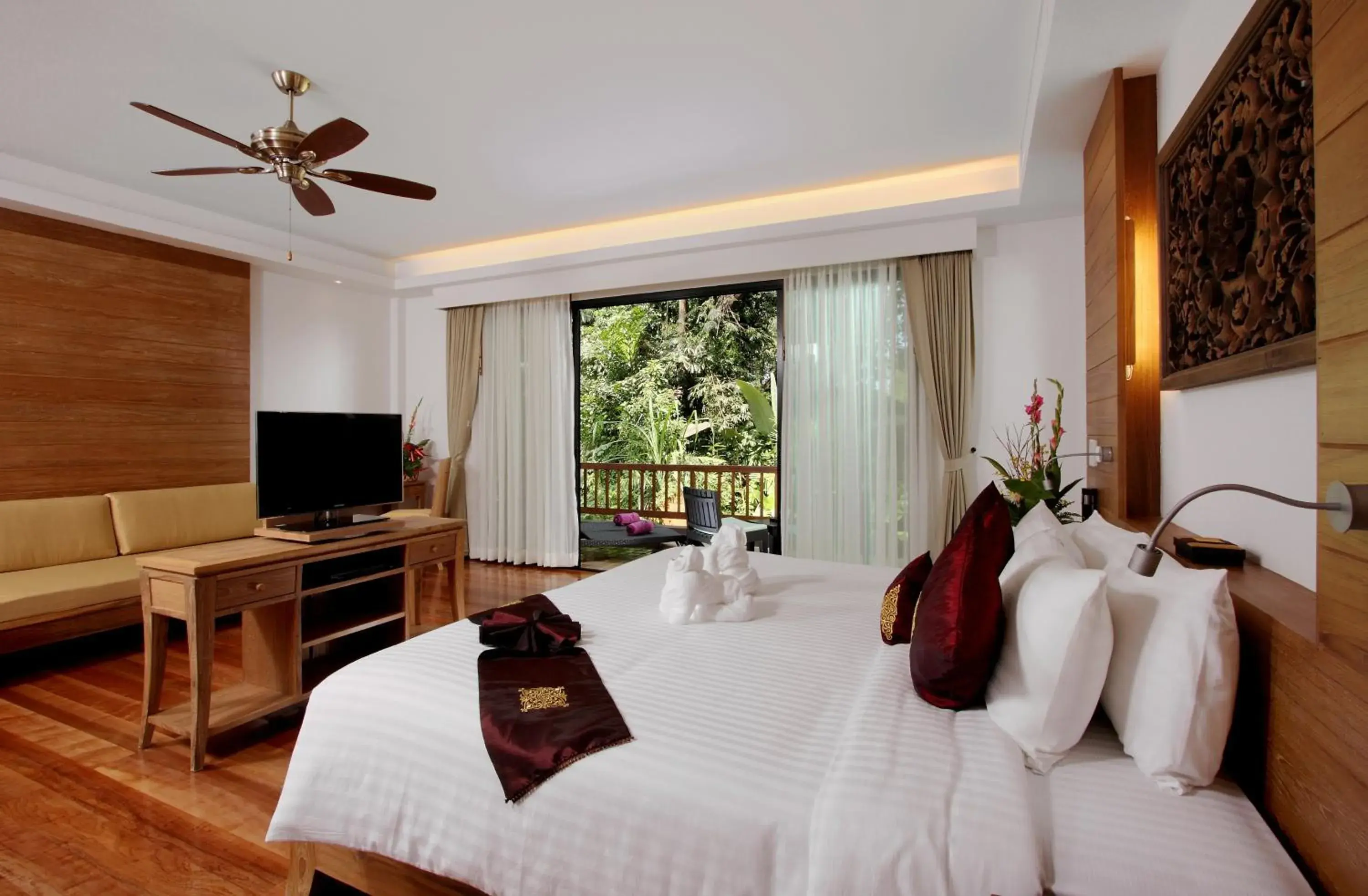 Bedroom in Khaolak Paradise Resort - SHA Extra Plus