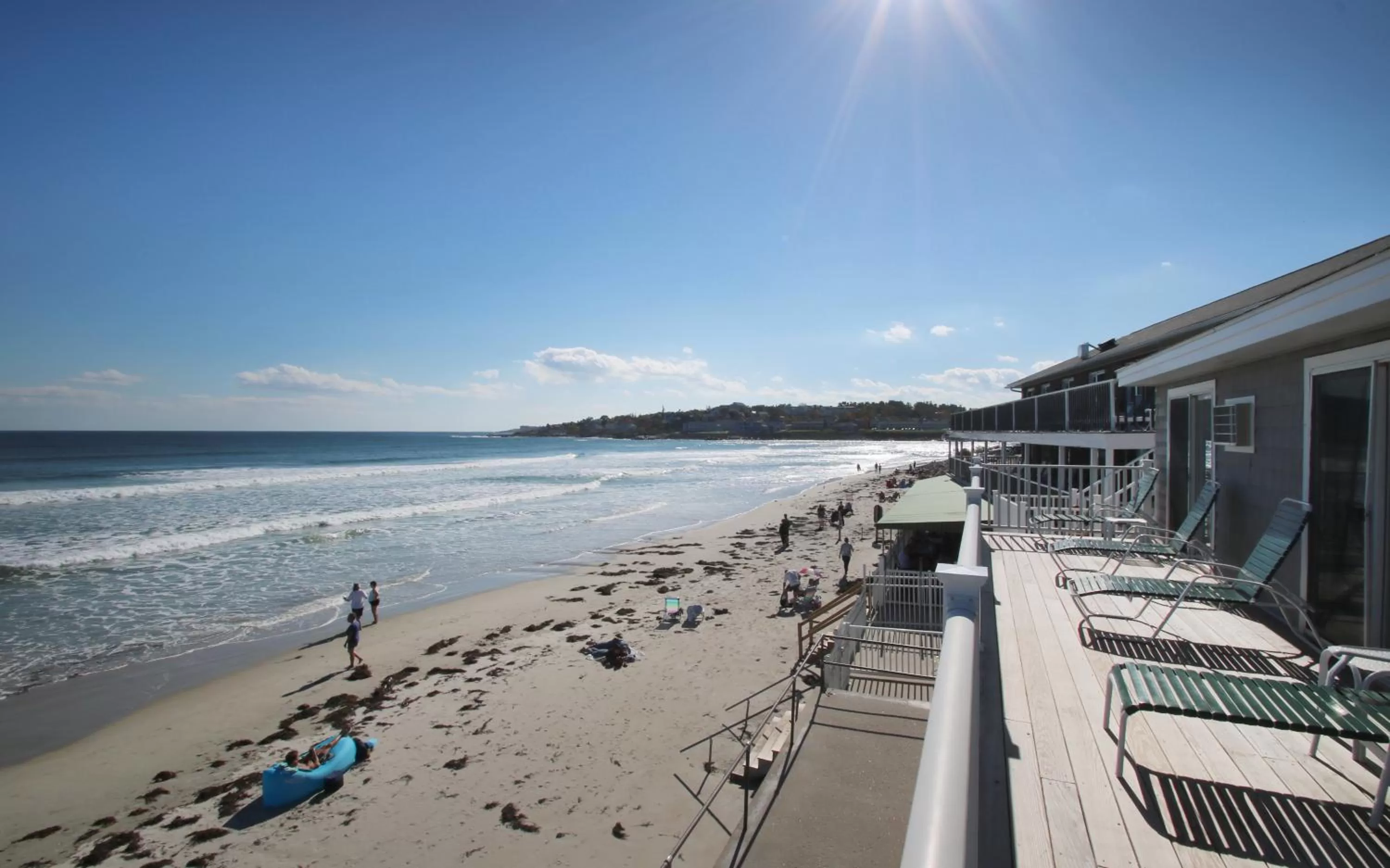 Balcony/Terrace in Norseman Resort on the Beach
