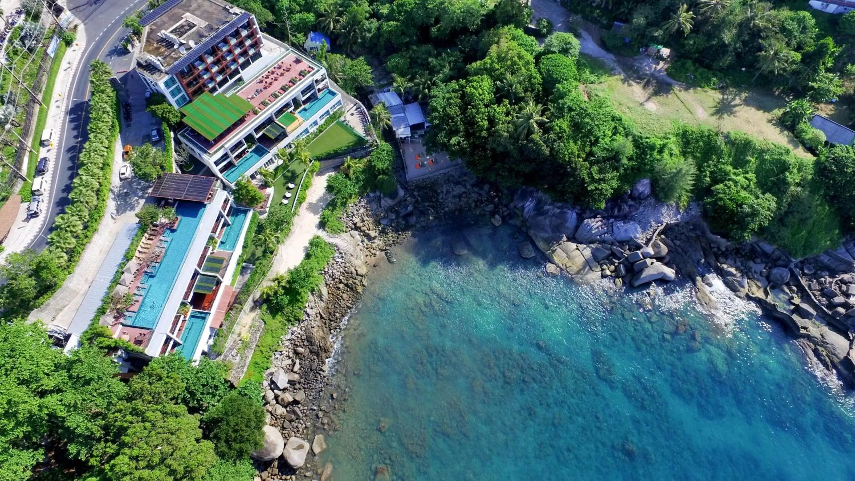 Property building, Bird's-eye View in Zenmaya Oceanfront Phuket, Trademark Collection by Wyndham