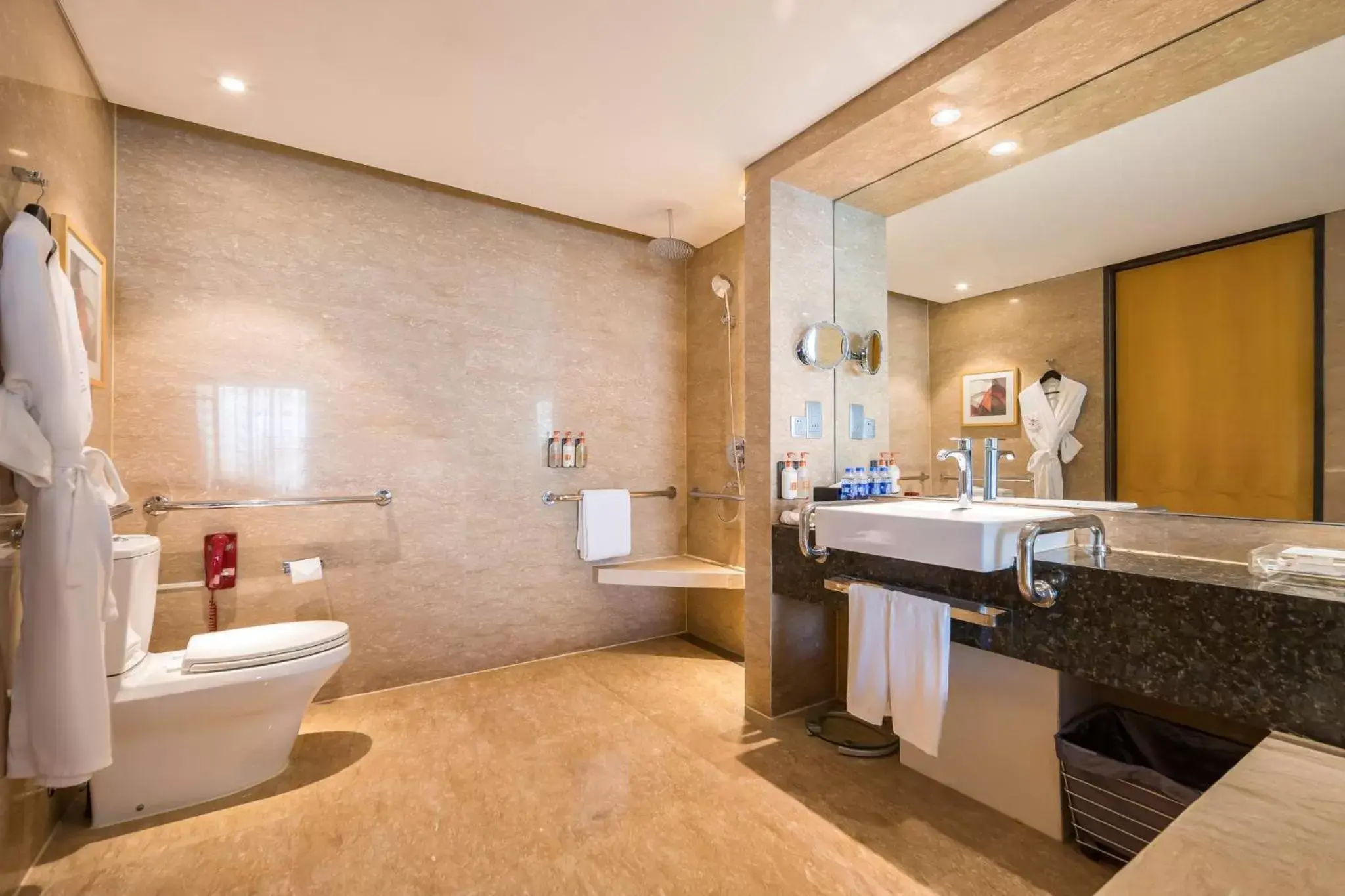 Photo of the whole room, Bathroom in Crowne Plaza Tianjin Binhai, an IHG Hotel