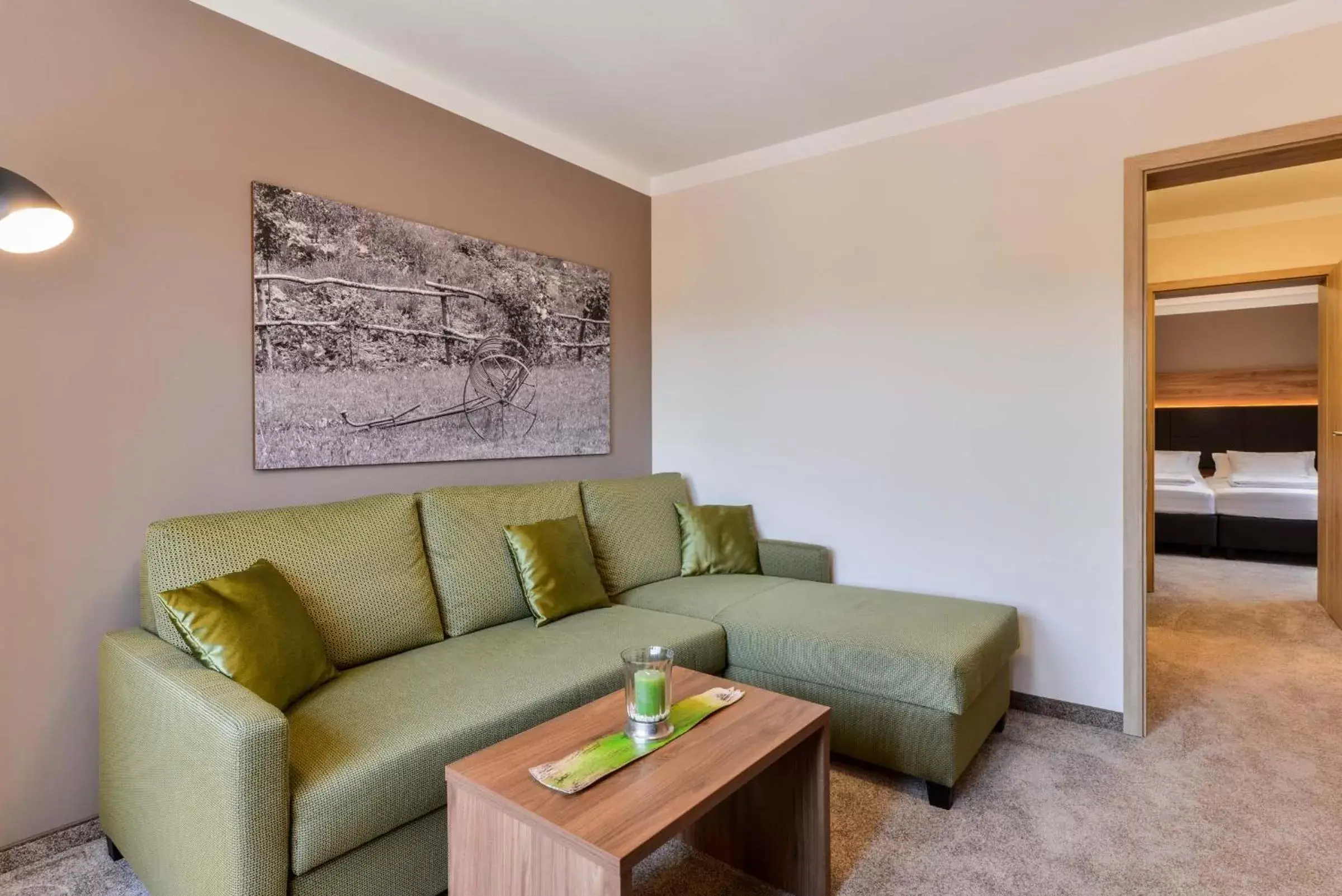 Living room, Seating Area in Hotel Restaurant Sonne