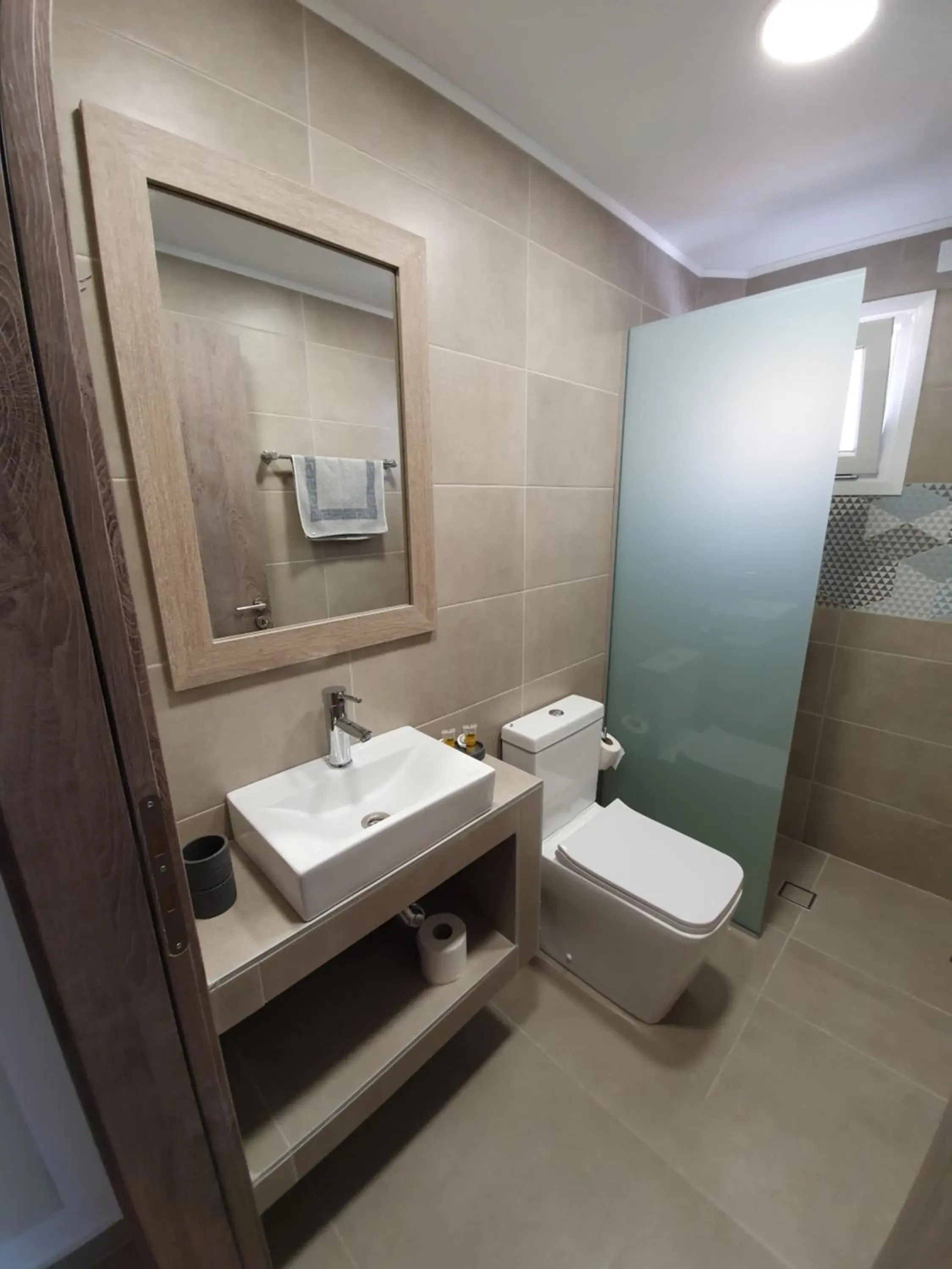 Toilet, Bathroom in Elounda Sunrise Apartments