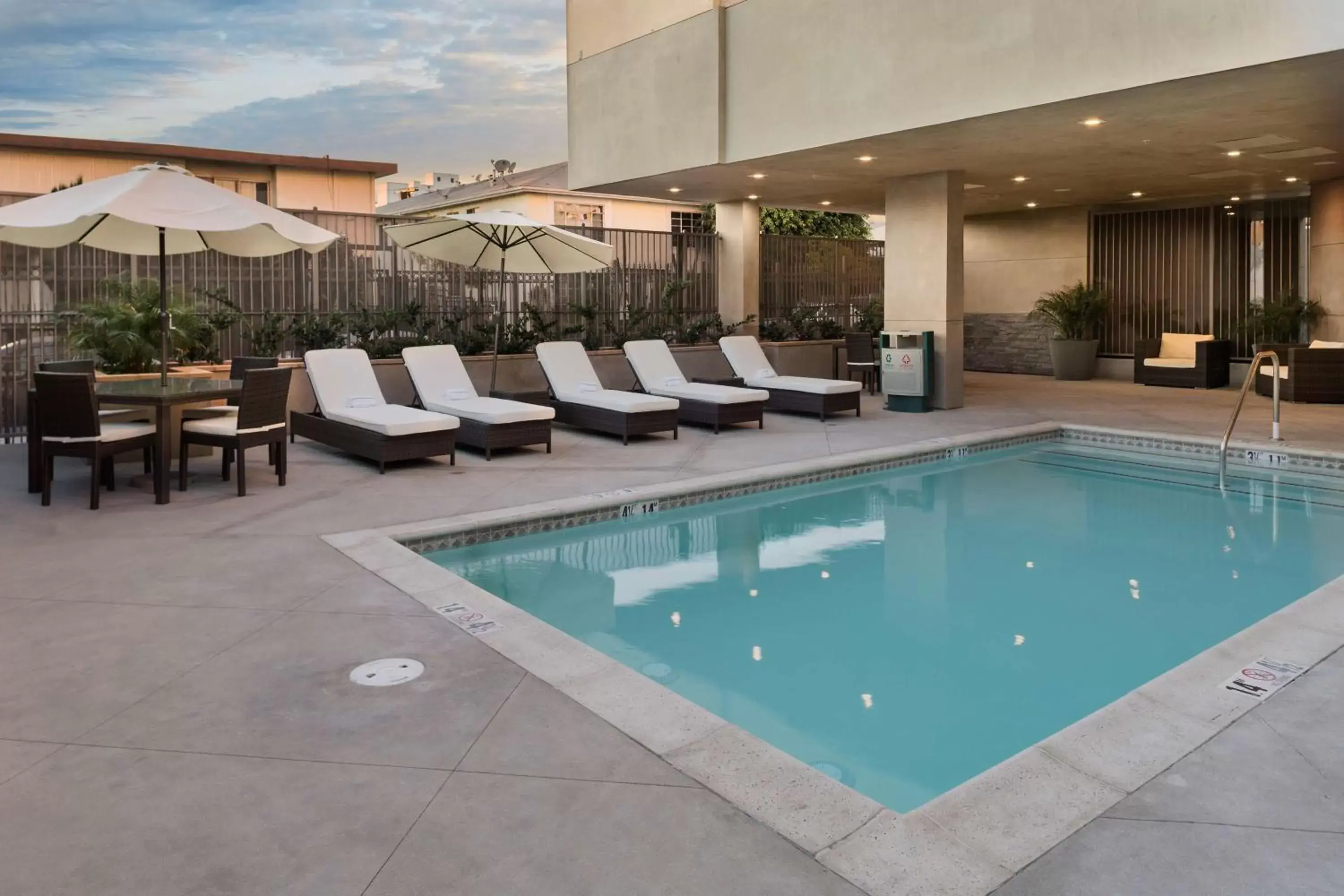 Pool view, Swimming Pool in Hampton Inn & Suites Los Angeles/Hollywood, CA