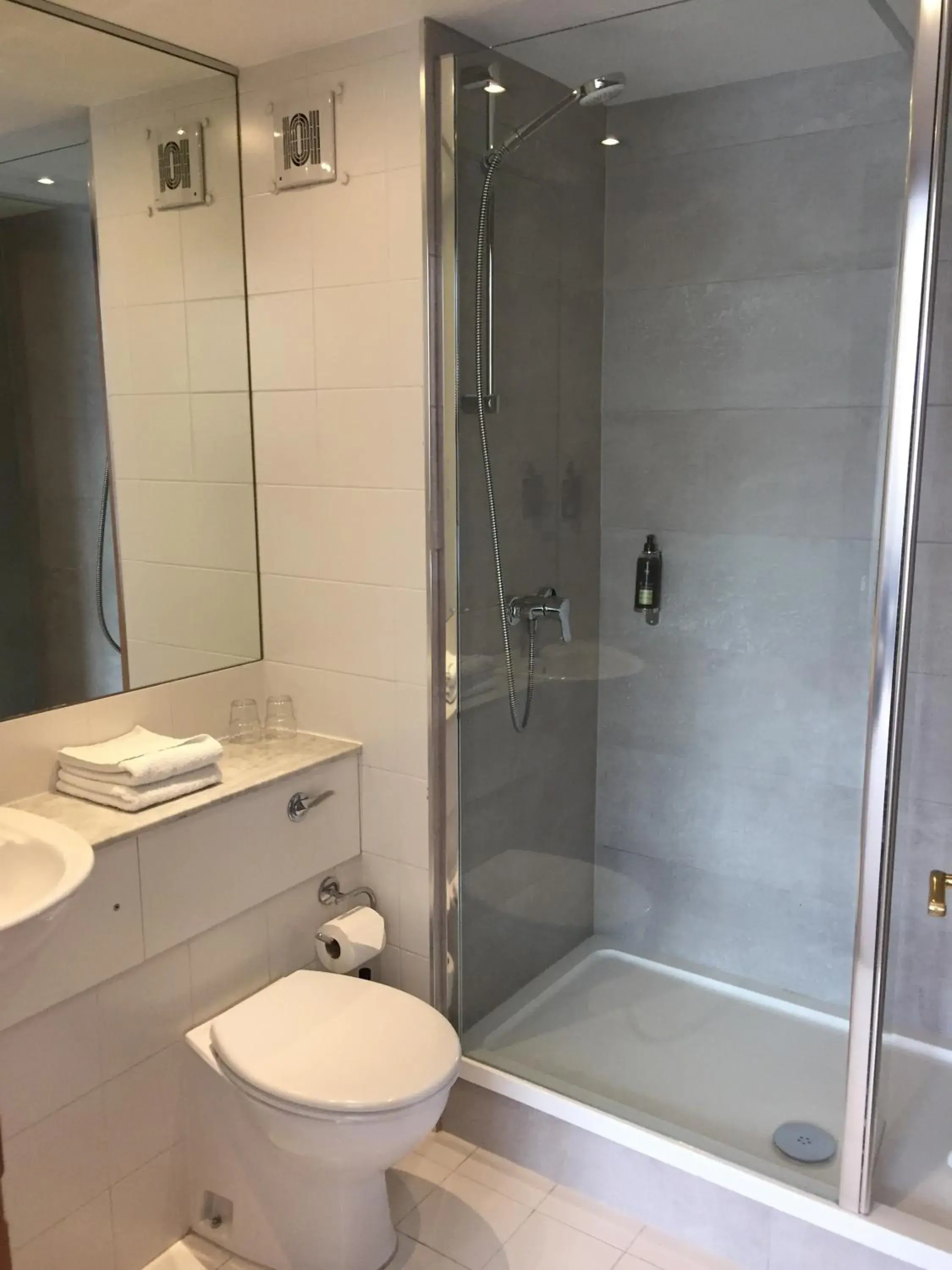 Shower, Bathroom in Riverside Hotel
