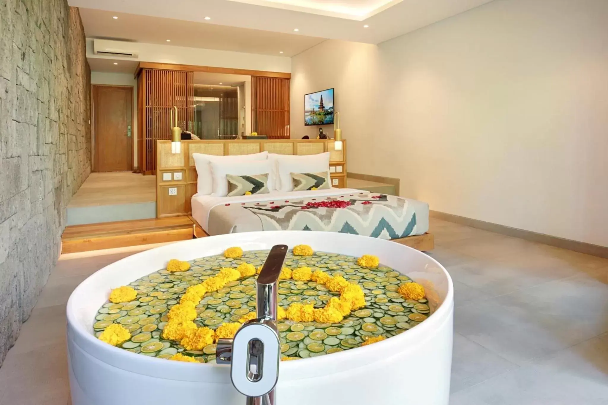 Bedroom in Kaamala Resort Ubud by Ini Vie Hospitality