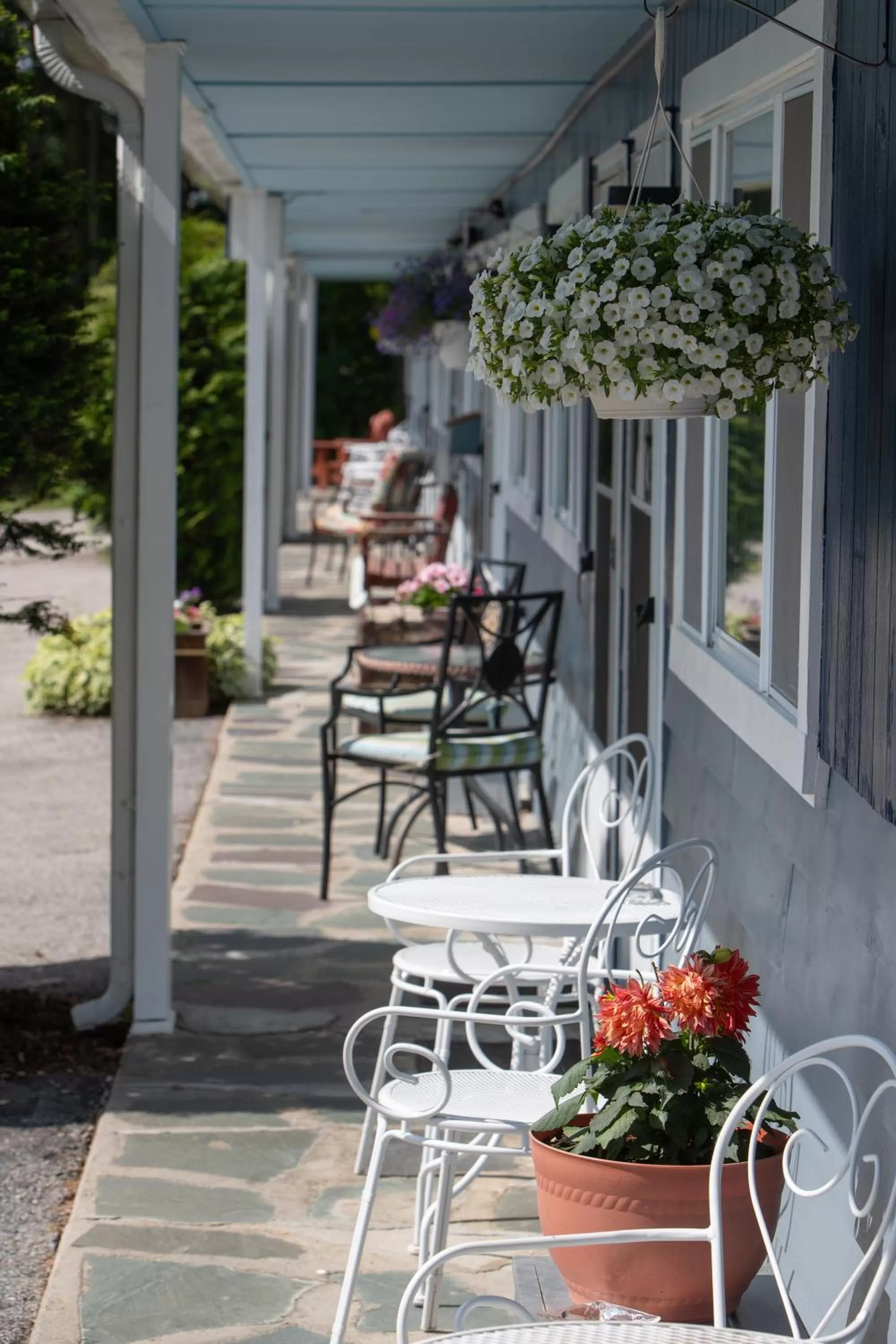 Patio in Governor's Rock Motel