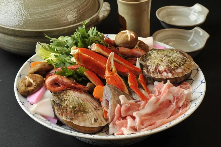 Food close-up in Nakayasu Ryokan