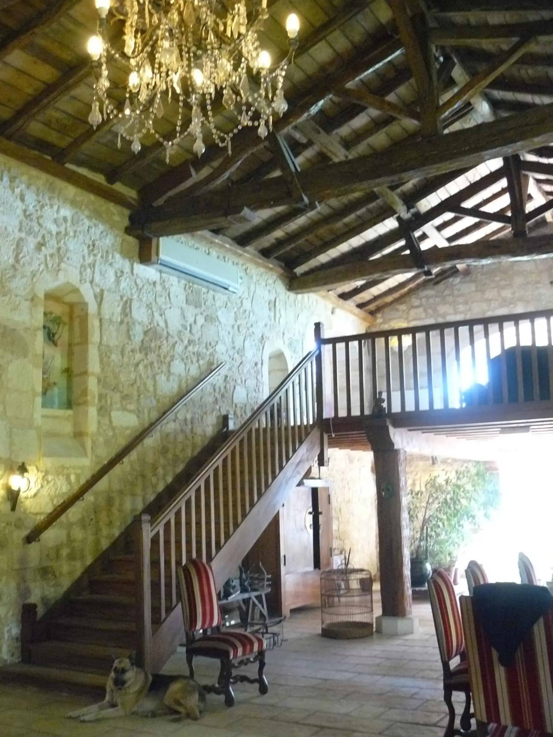 Decorative detail in Chateau de la Vieille Chapelle