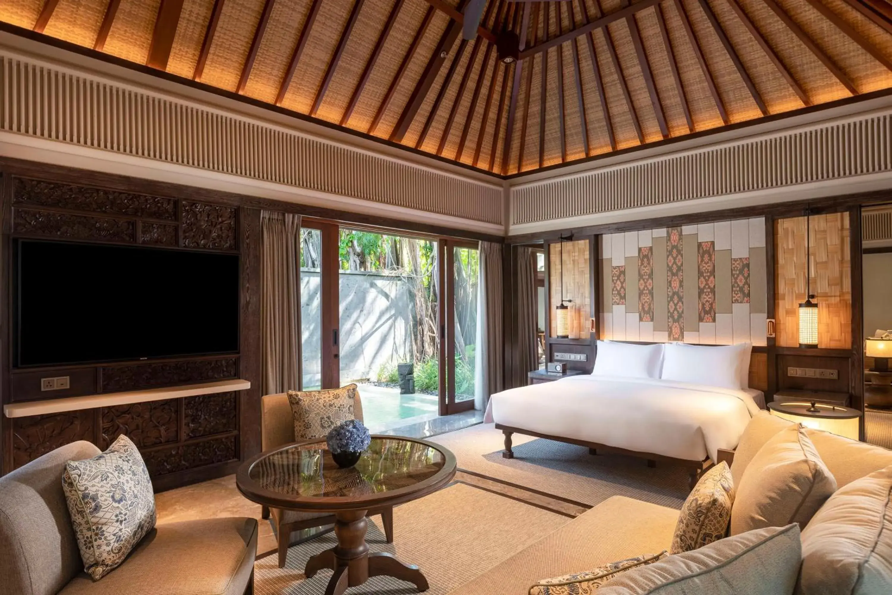 Bedroom, Seating Area in Andaz Bali - a Concept by Hyatt