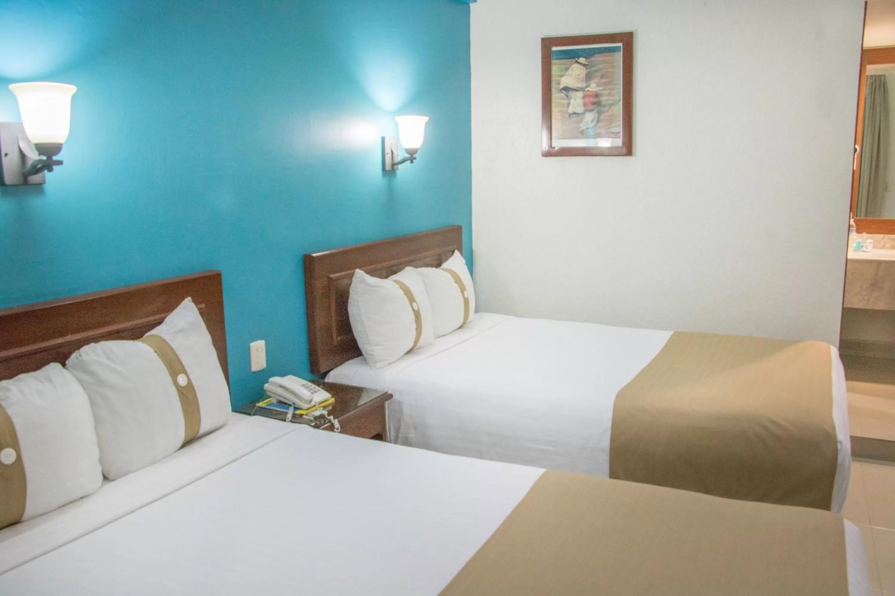 Decorative detail, Bed in Hotel Casa Blanca