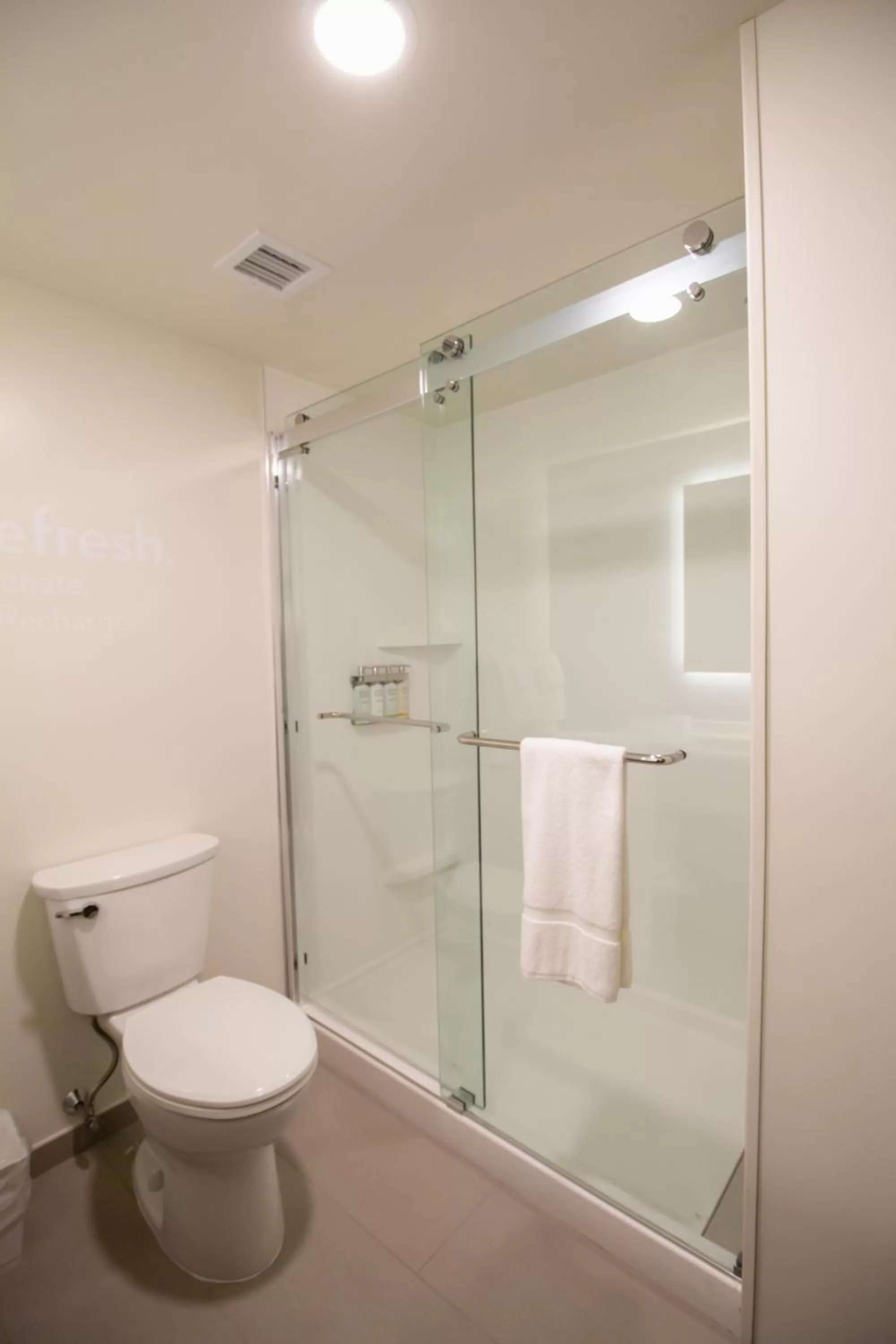 Bathroom in EVEN Hotel Manchester Airport by IHG