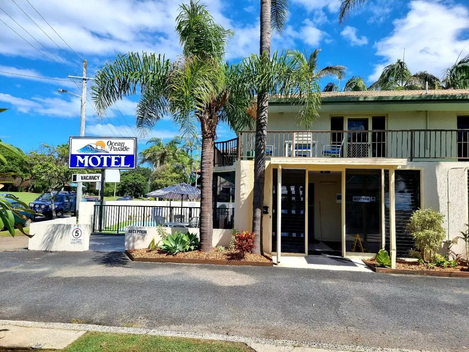 Property building in Ocean Parade Motel