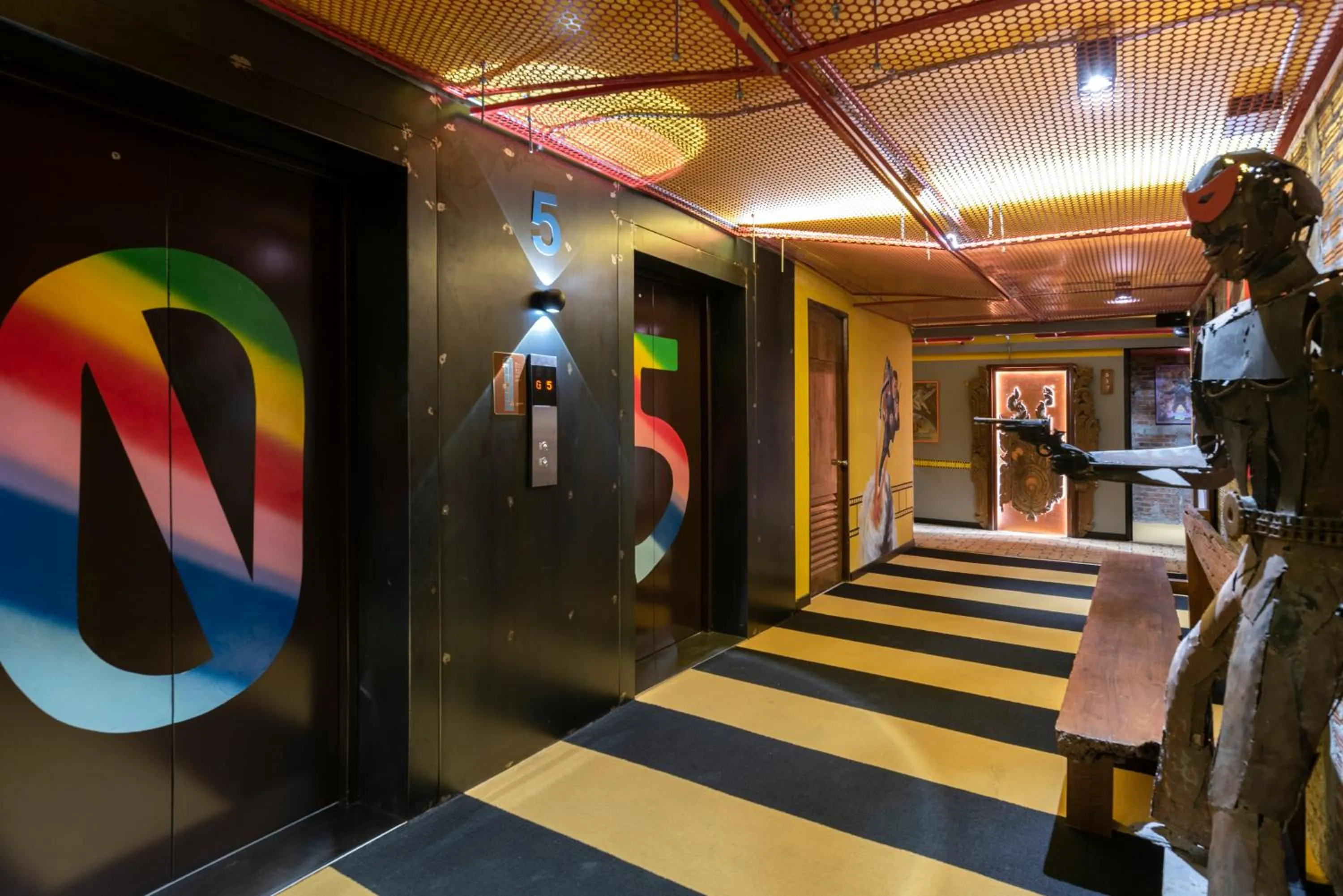 elevator in MeStyle Museum Hotel