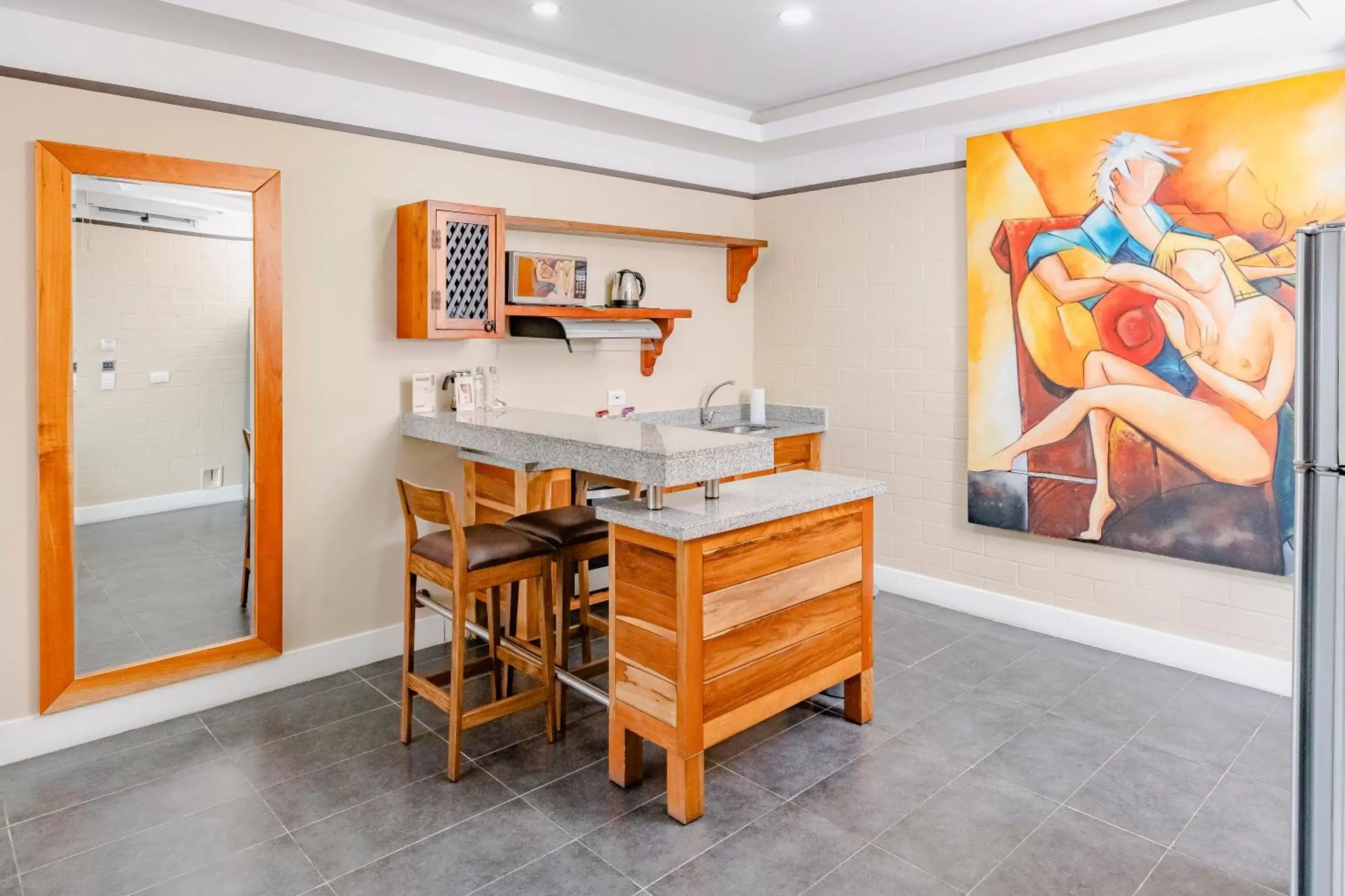 kitchen in Hotel Du Parc