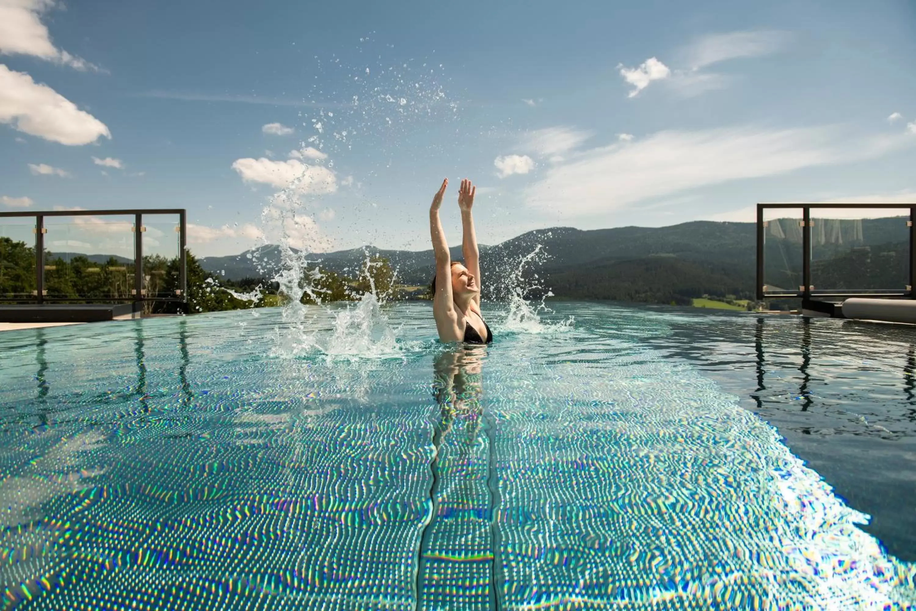 Swimming Pool in Hotel Sonnenhof Lam