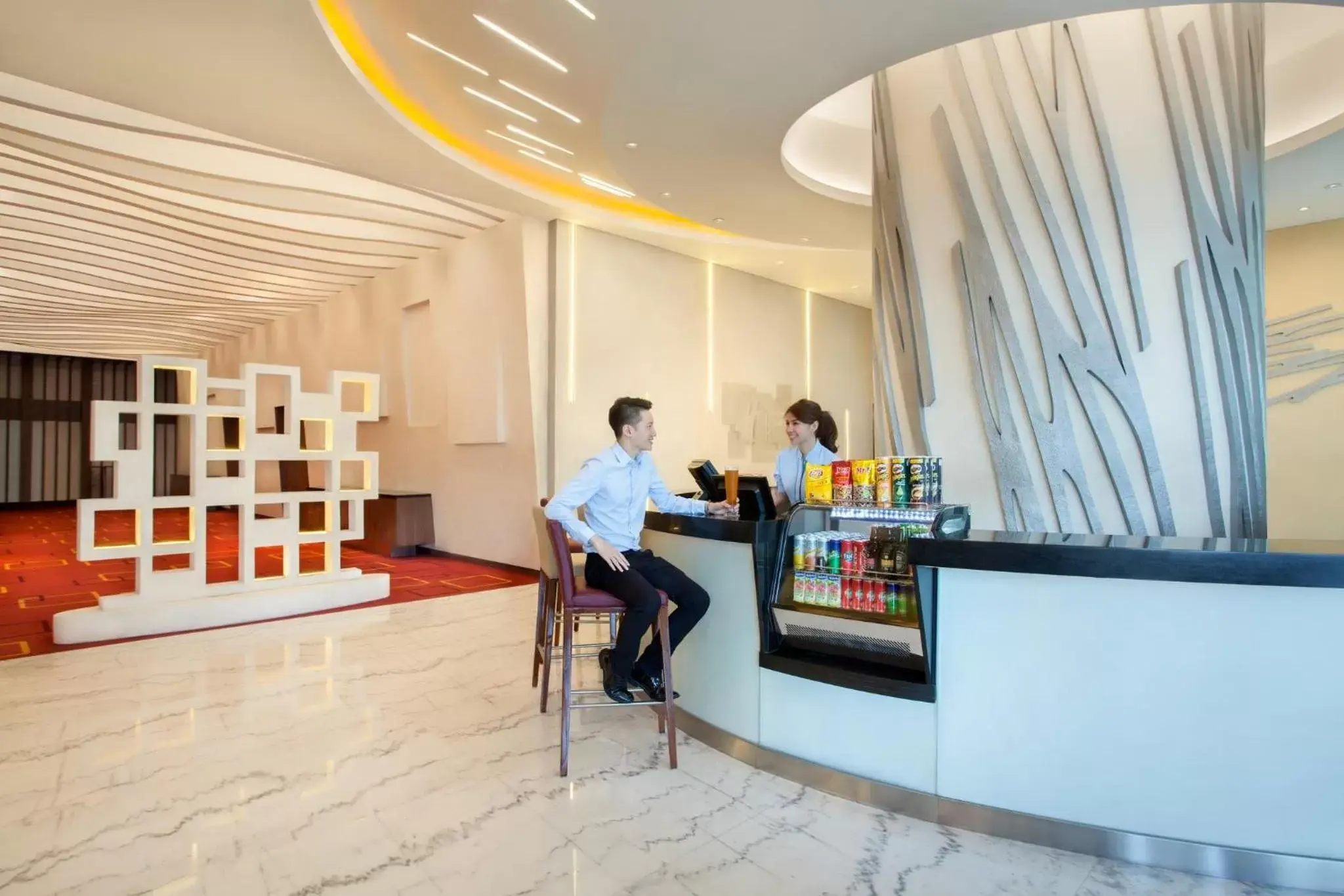 Lounge or bar in Holiday Inn Express Jakarta Pluit Citygate, an IHG Hotel