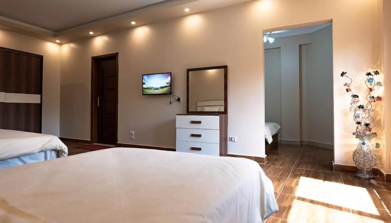 Bed in Grand Museum Pyramids Inn