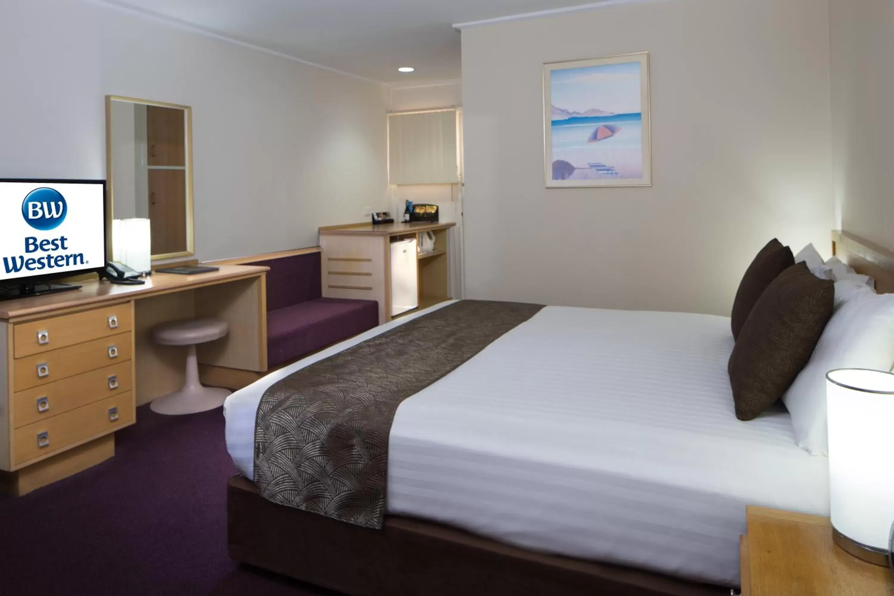 Bedroom, Bed in Hospitality Geraldton SureStay Collection by Best Western