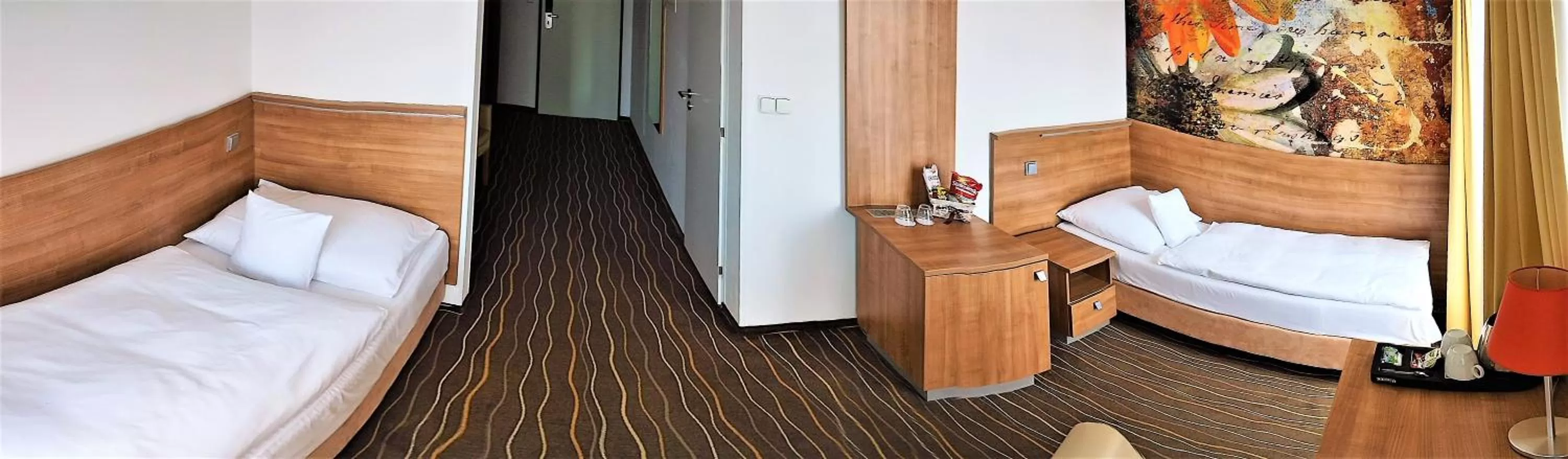 Photo of the whole room, Bed in Akcent hotel