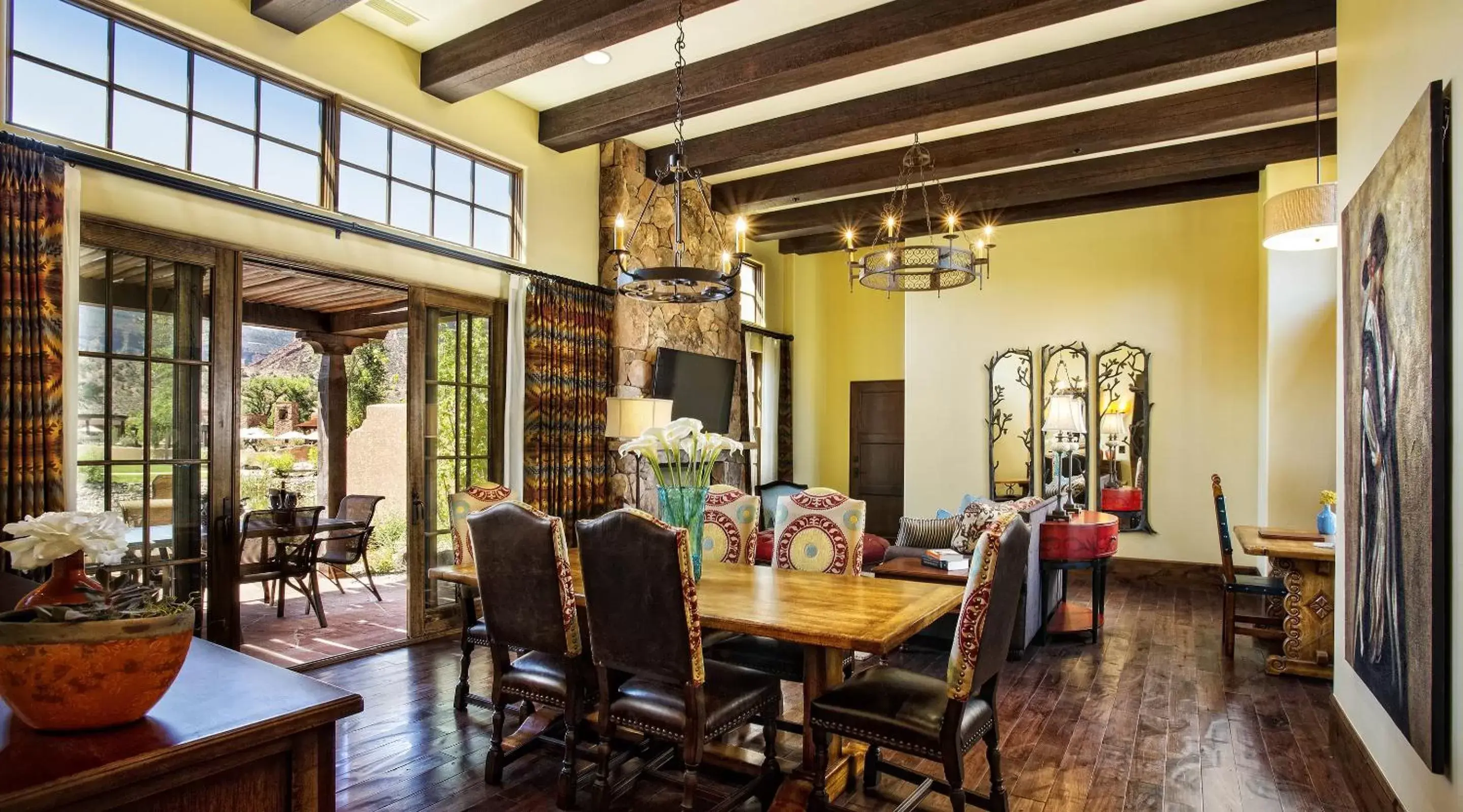 Living room in Gateway Canyons Resort, a Noble House Resort Living room in Gateway Canyons Resort, a Noble House Resort