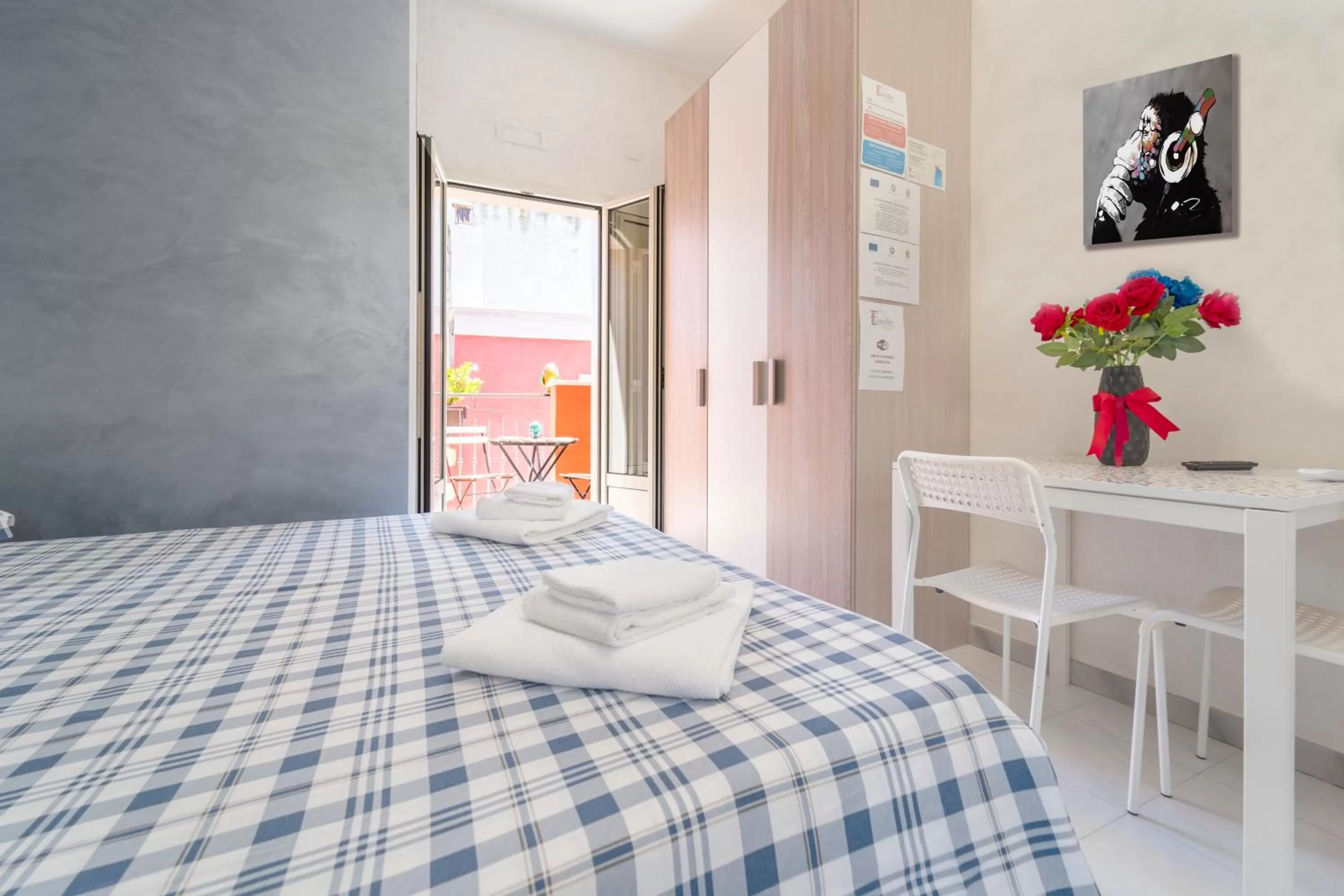 Bedroom, Bed in B&B Eraclio