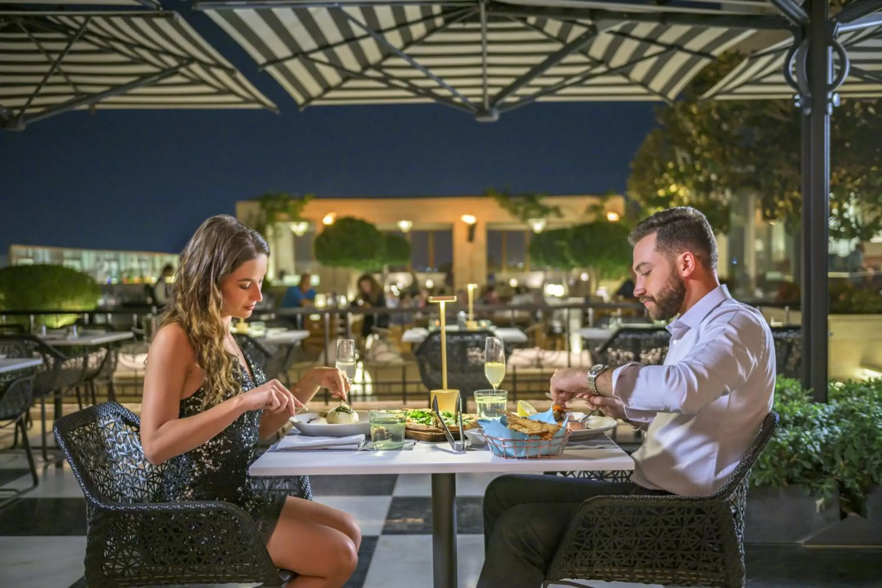 Dining area, Restaurant/Places to Eat in Grand Hyatt Amman