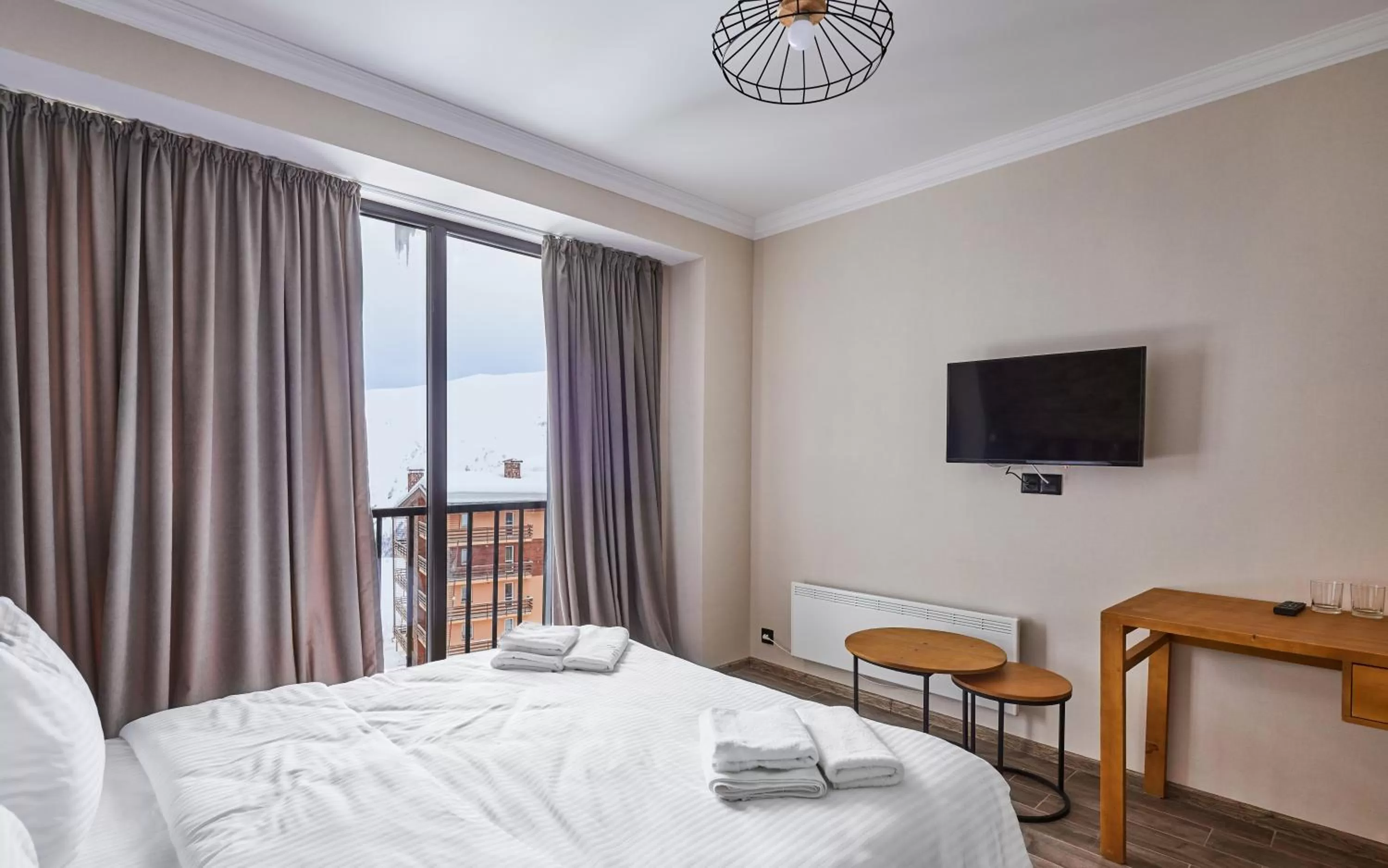 Photo of the whole room, Bed in Gudauri Loft Hotel