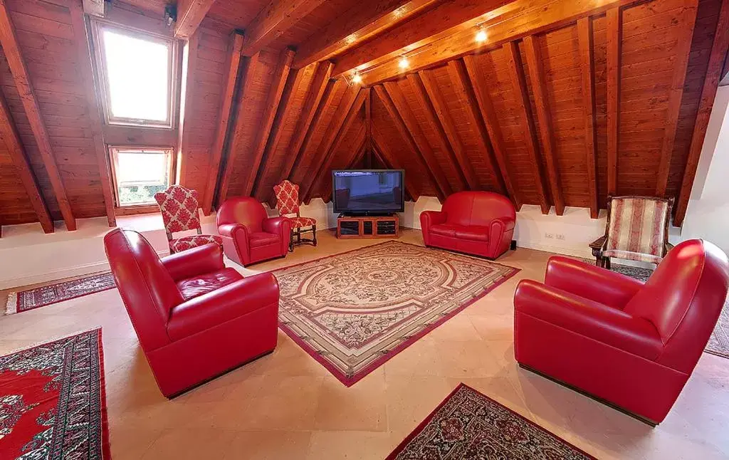 Living room, Seating Area in Villa Strampelli