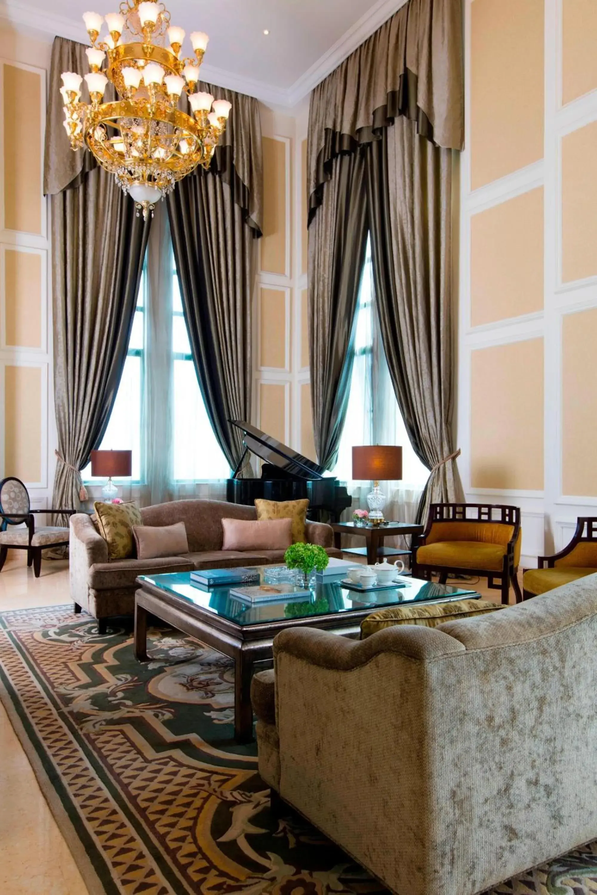 Living room in The Ritz-Carlton, Kuala Lumpur