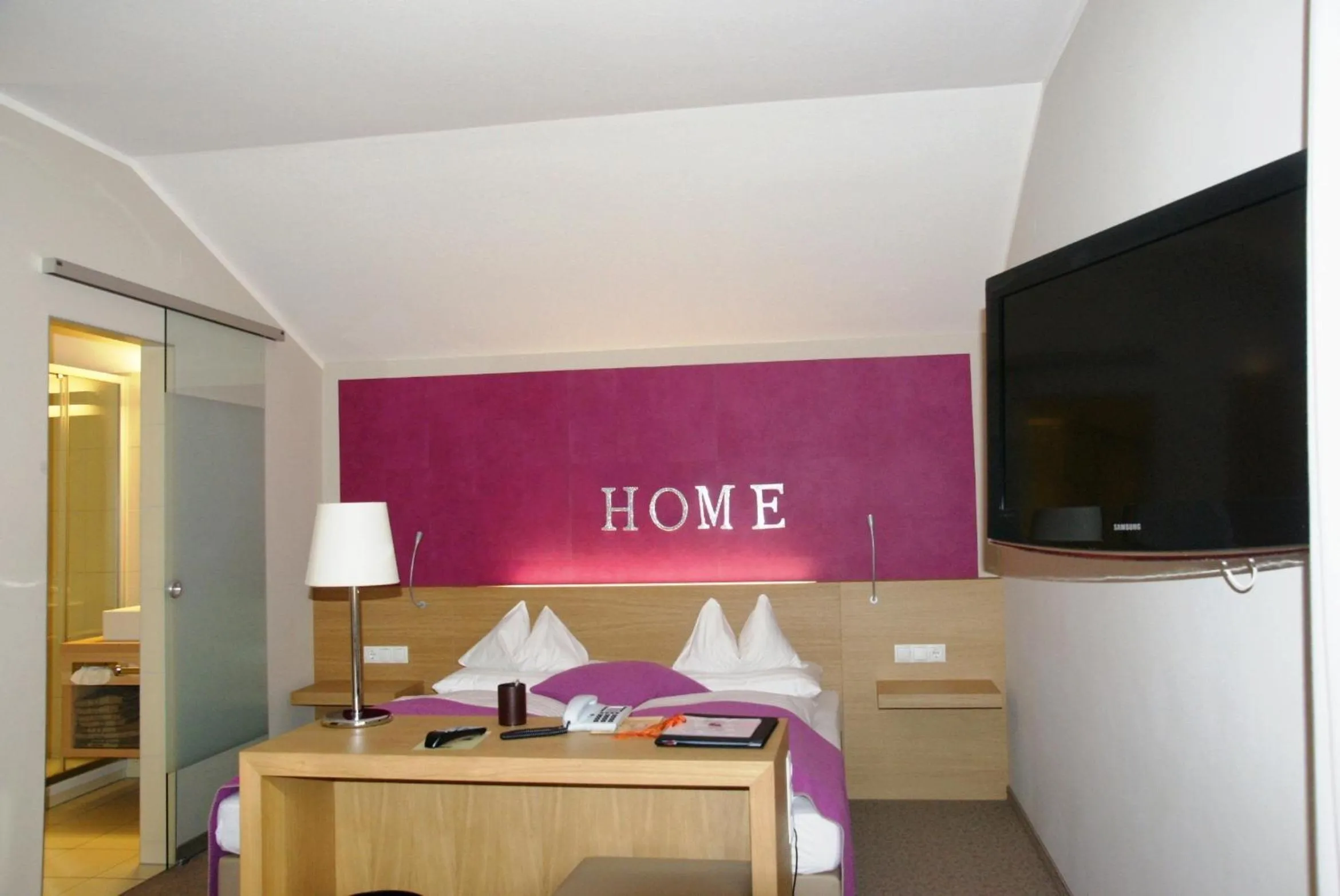 Bed in Hotel Moserhof