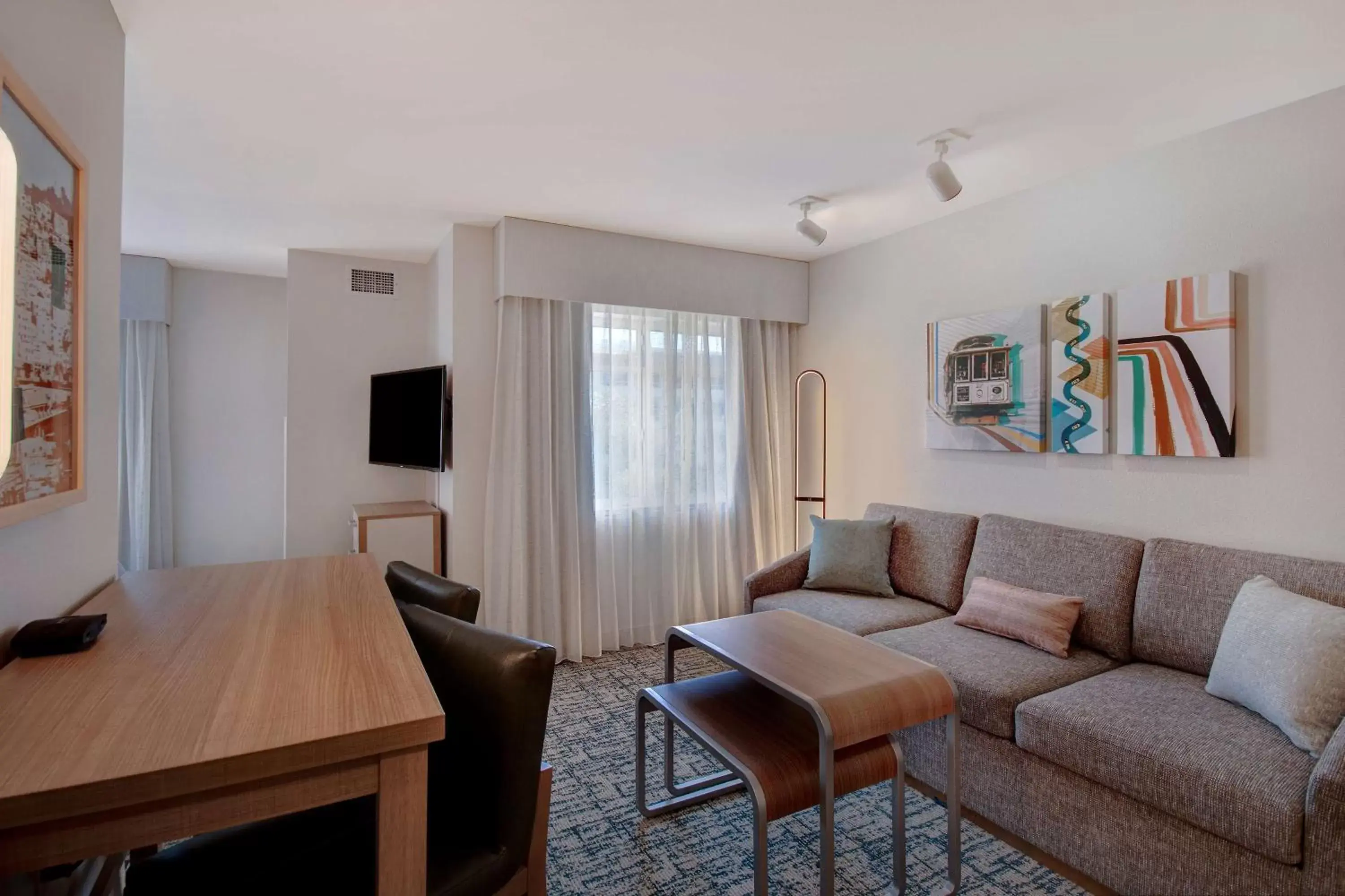 Living room, Seating Area in Homewood Suites by Hilton San Francisco Airport North California