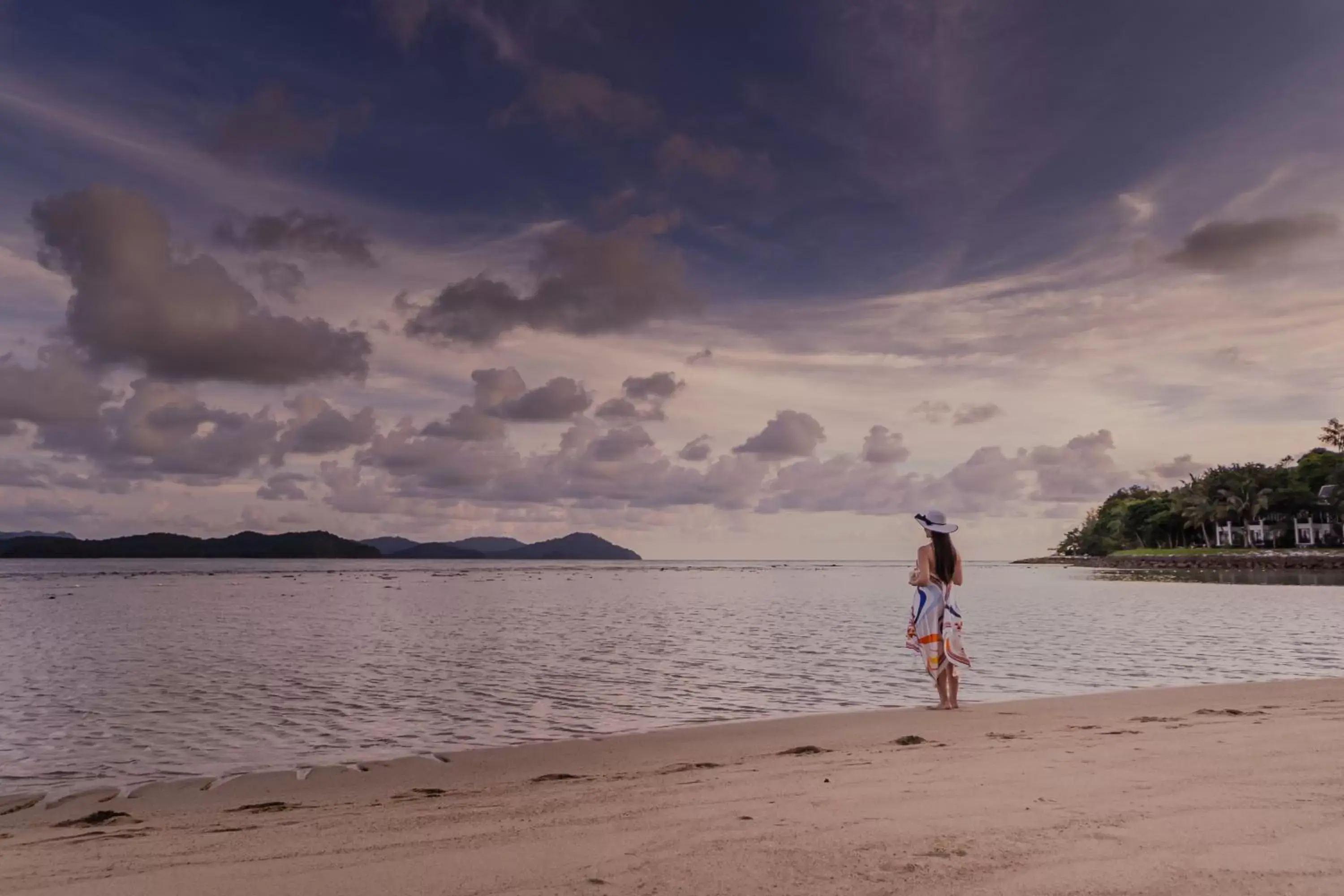 People, Beach in Rebak Island Resort & Marina, Langkawi